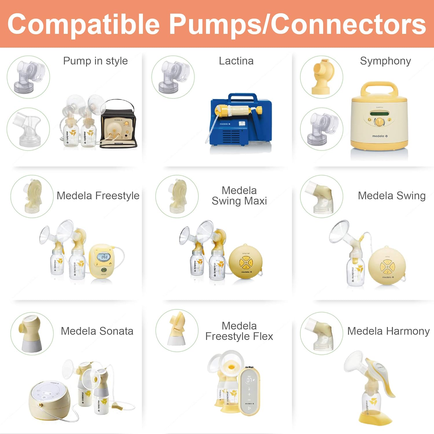 Escudos Maymom para bombas Medela