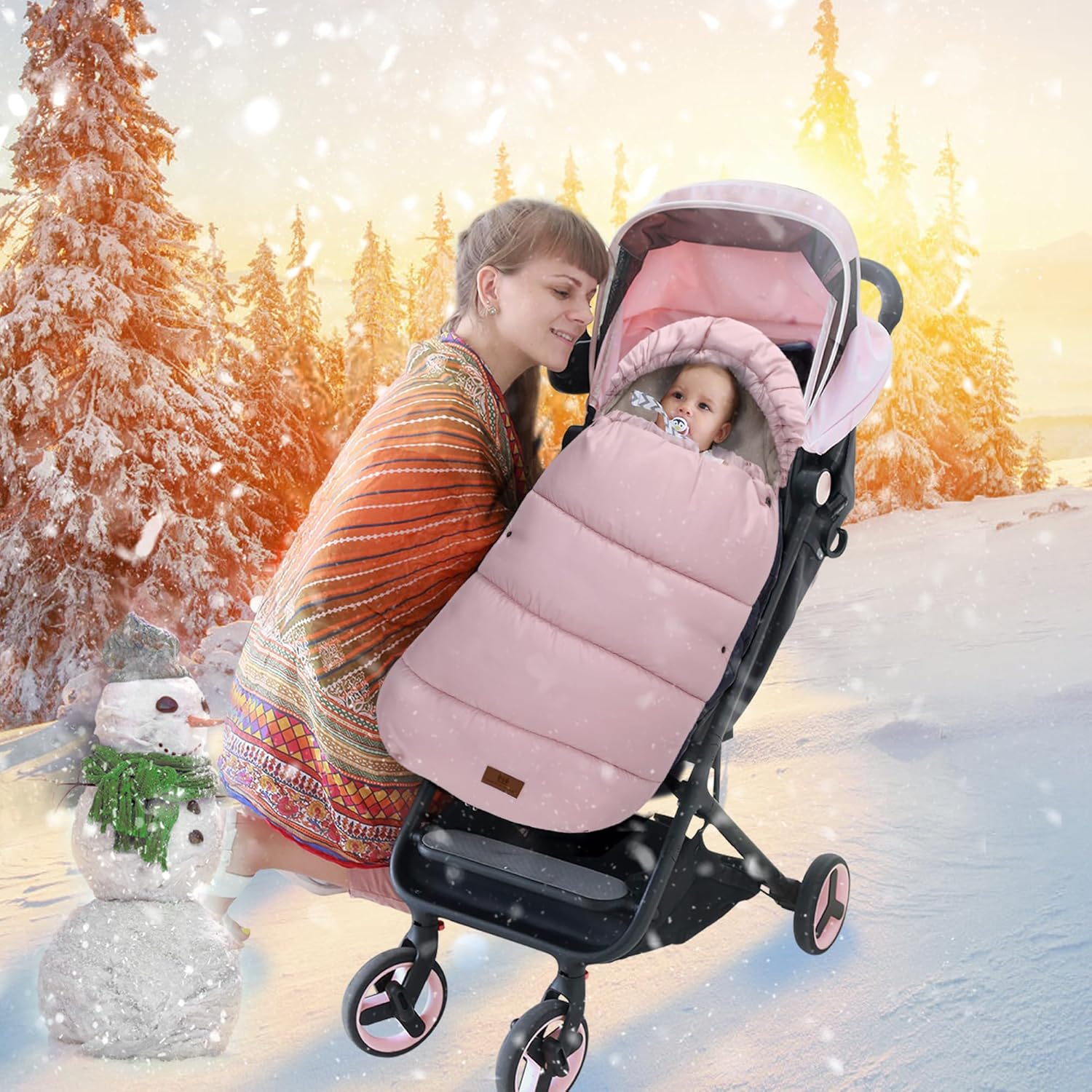 Saco Silla Paseo Universal Rosa