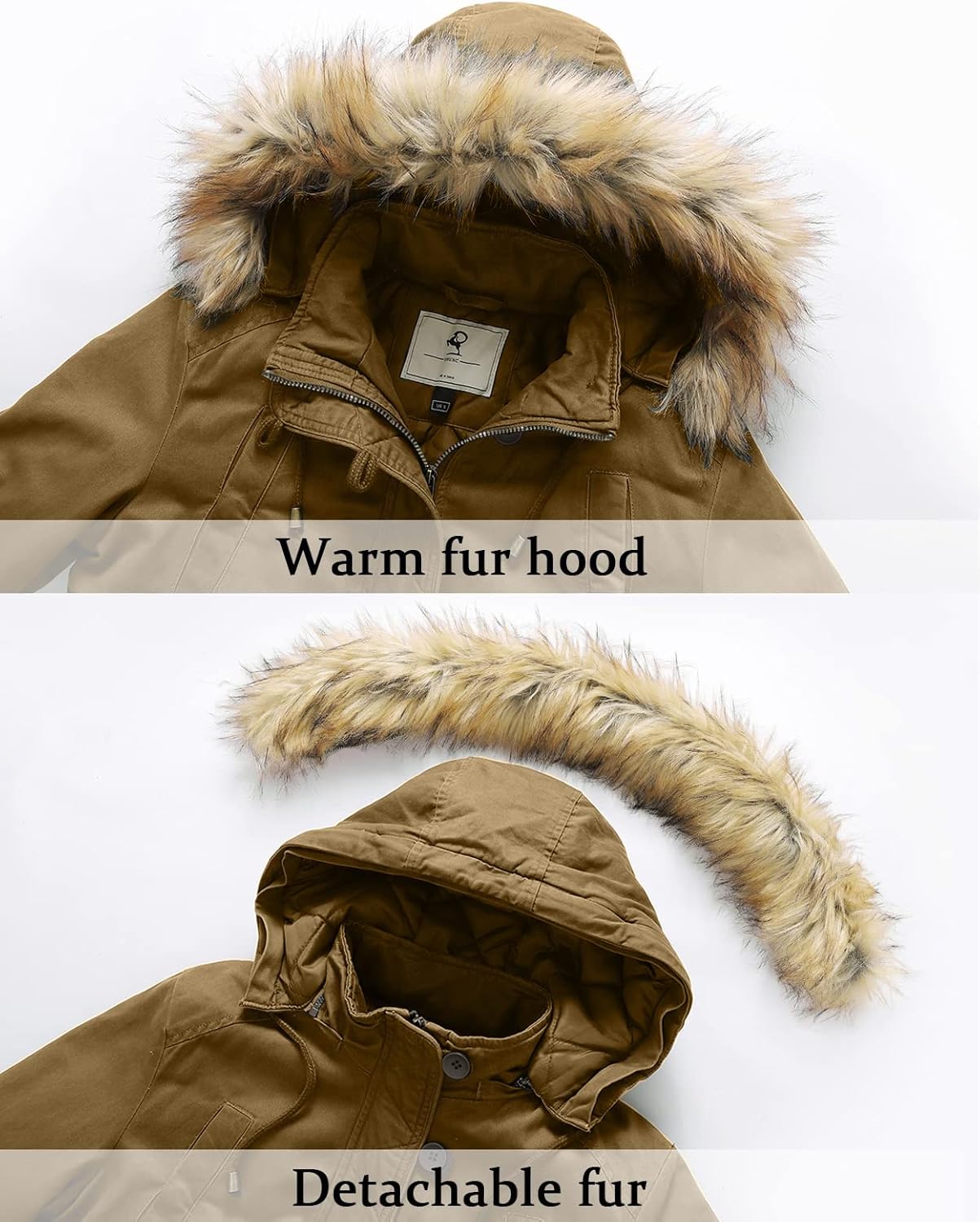 Parka Invierno Mujer Cálida