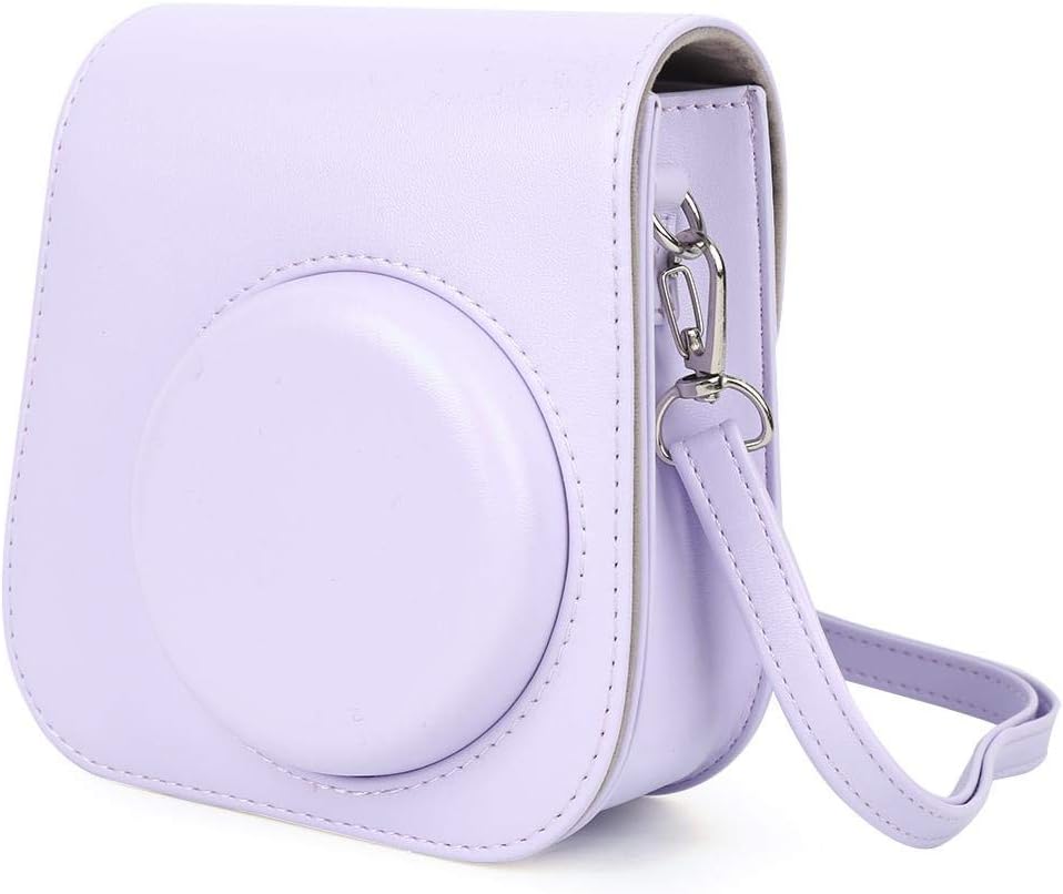 Bolso de cámara PU púrpura