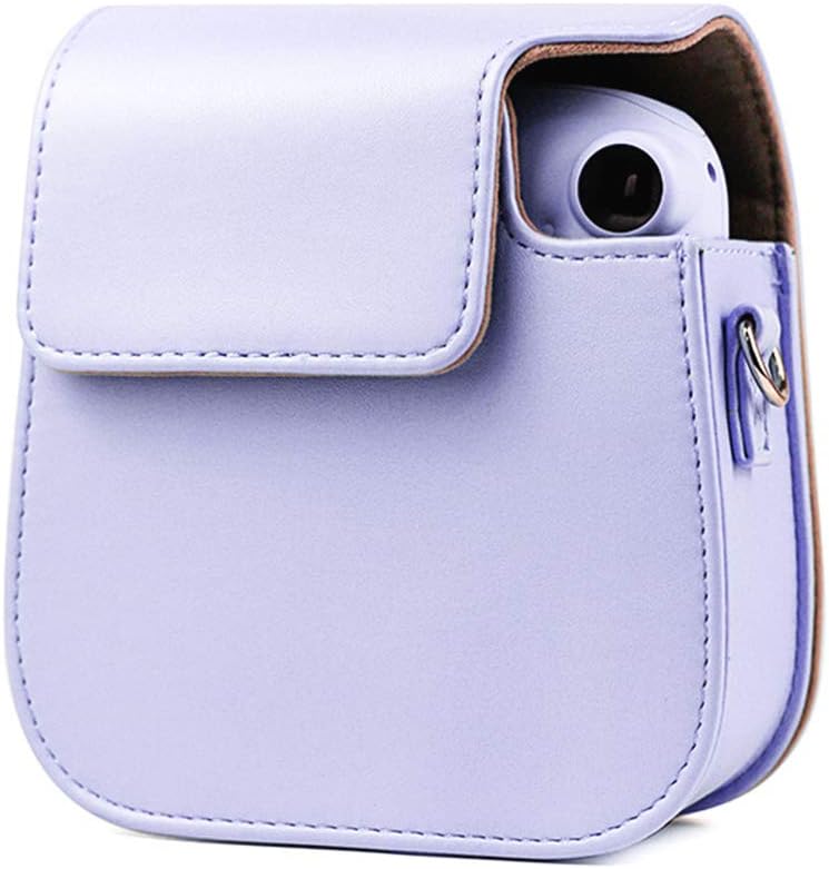 Bolso de cámara PU púrpura