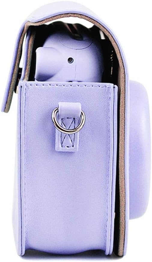 Bolso de cámara PU púrpura