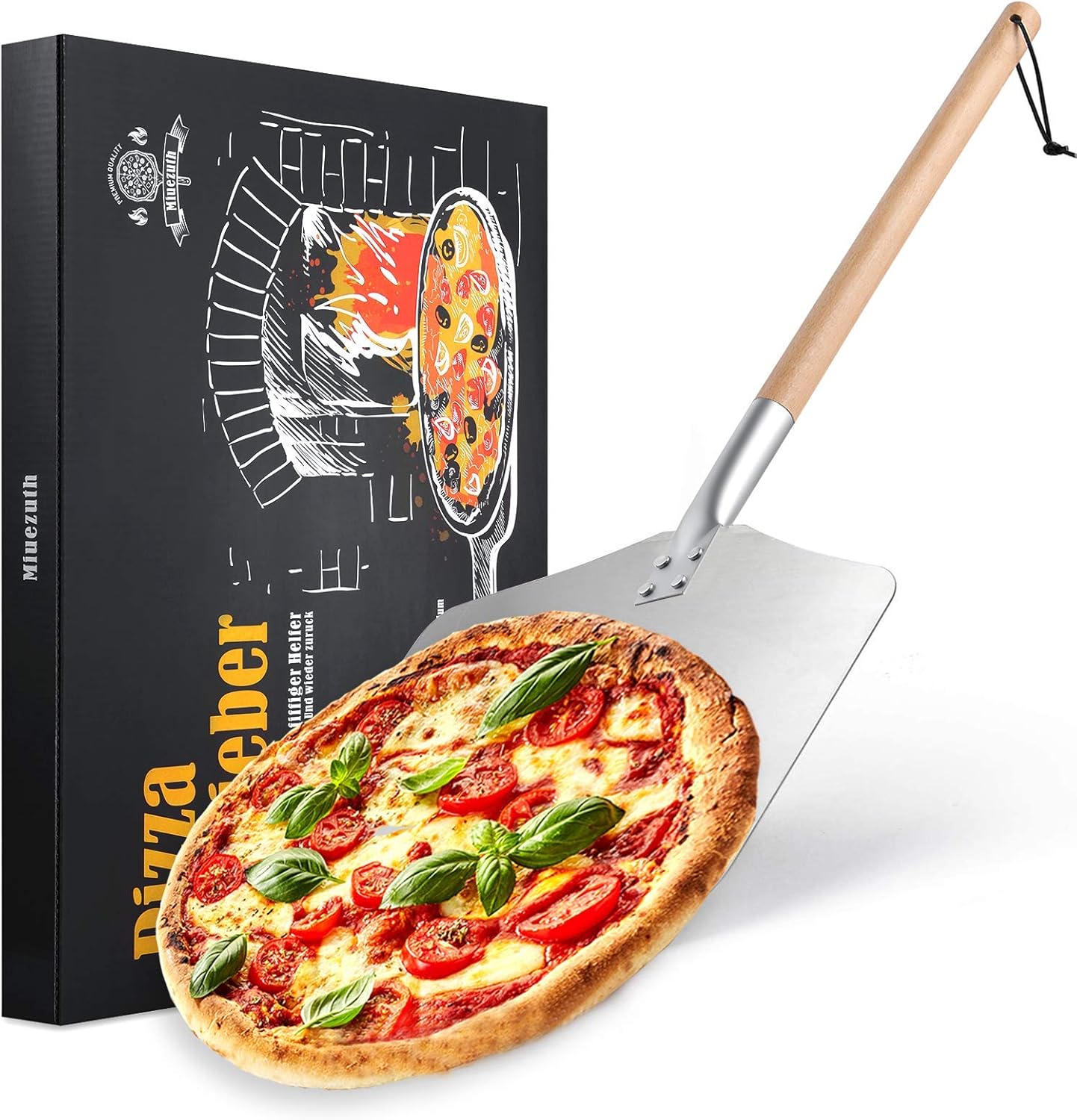 Pala de pizza profesional 30x33 cm