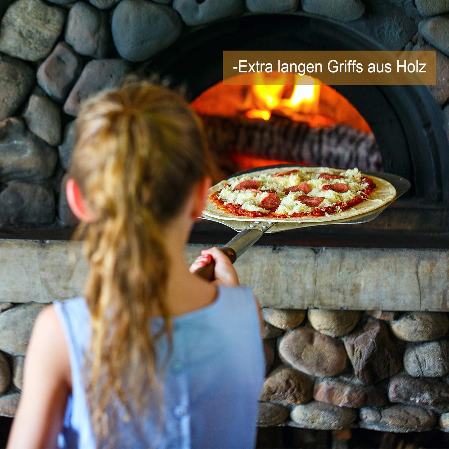 Pala de pizza profesional 30x33 cm