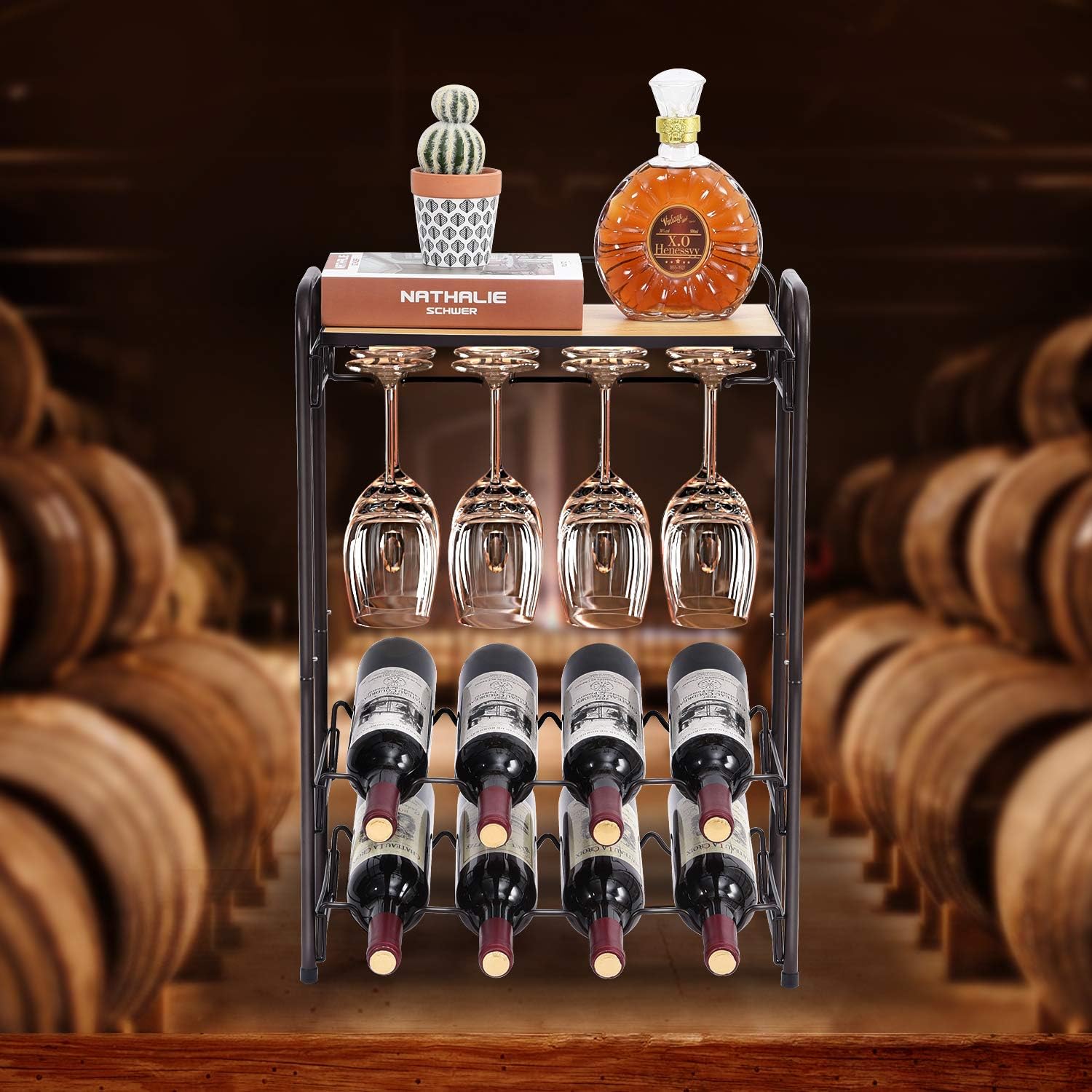 Estante de Vino Burdeos 8 Botellas