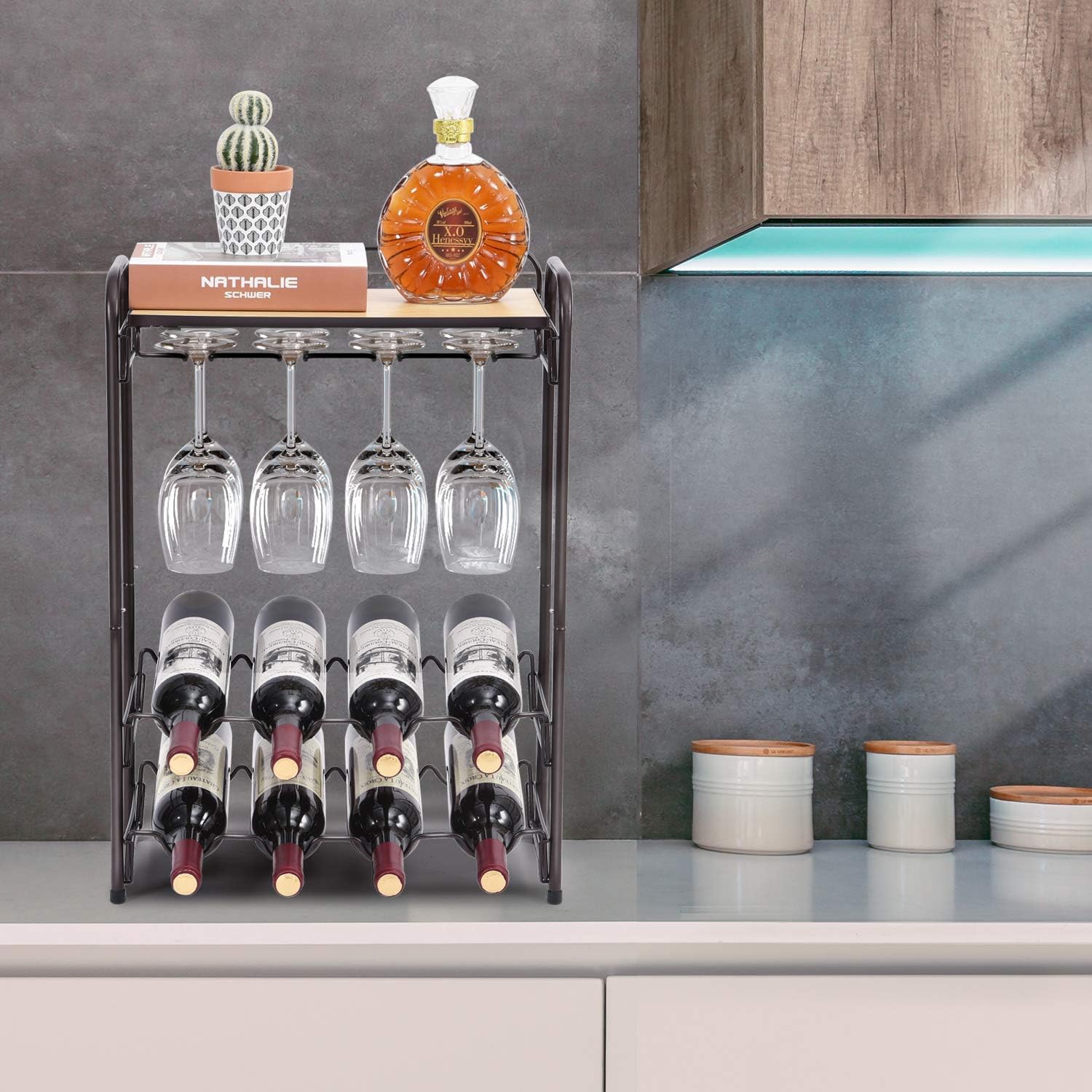 Estante de Vino Burdeos 8 Botellas