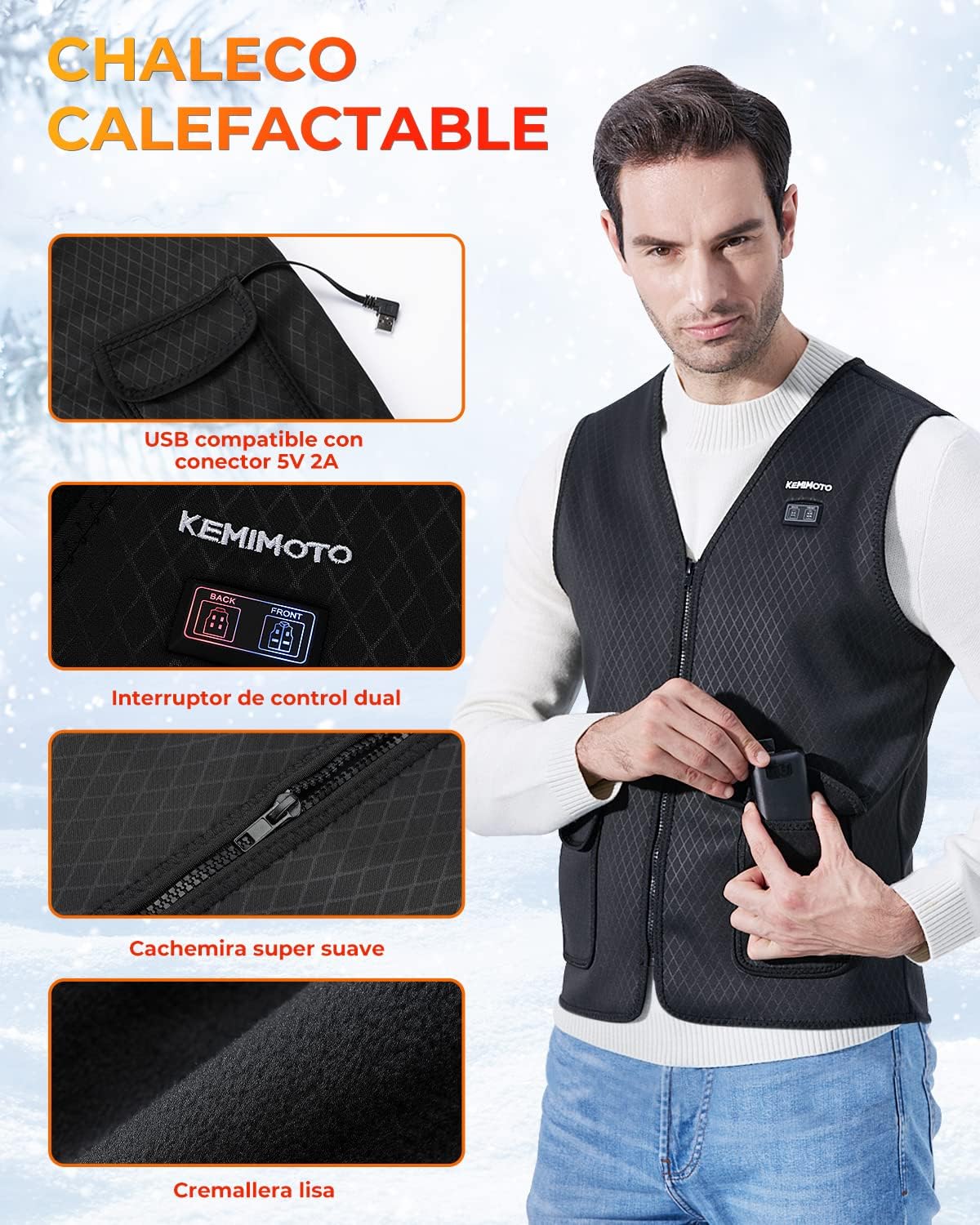 Chaleco Calefactable ISSYZONE