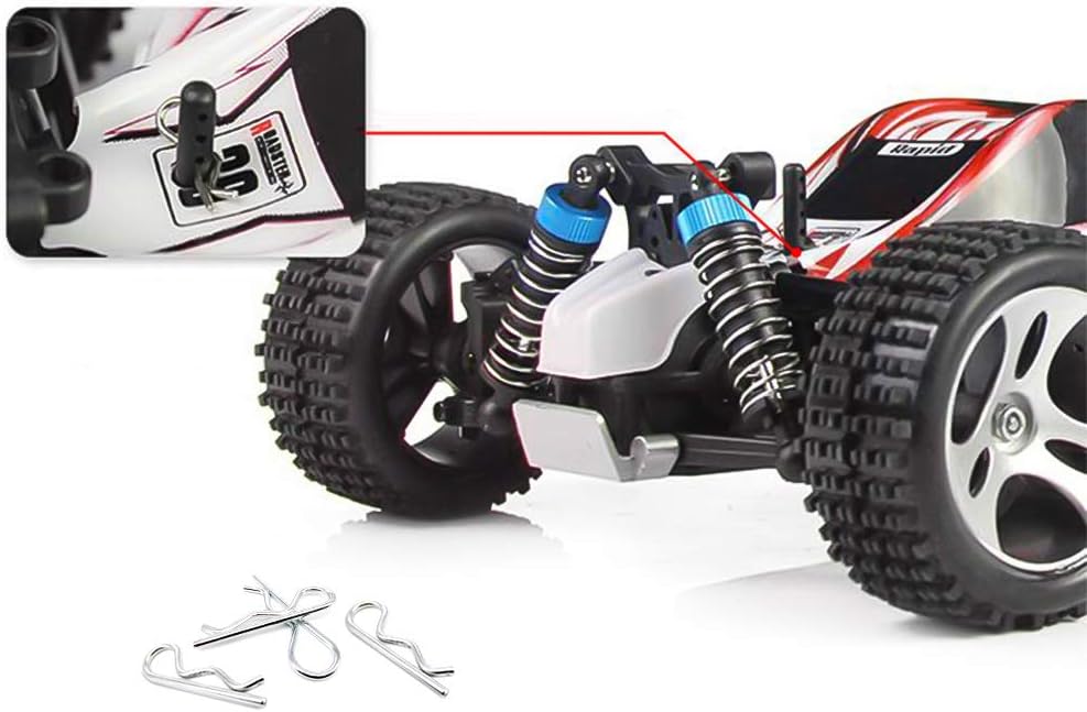Clip Tipo R para Coches RC 150pzs