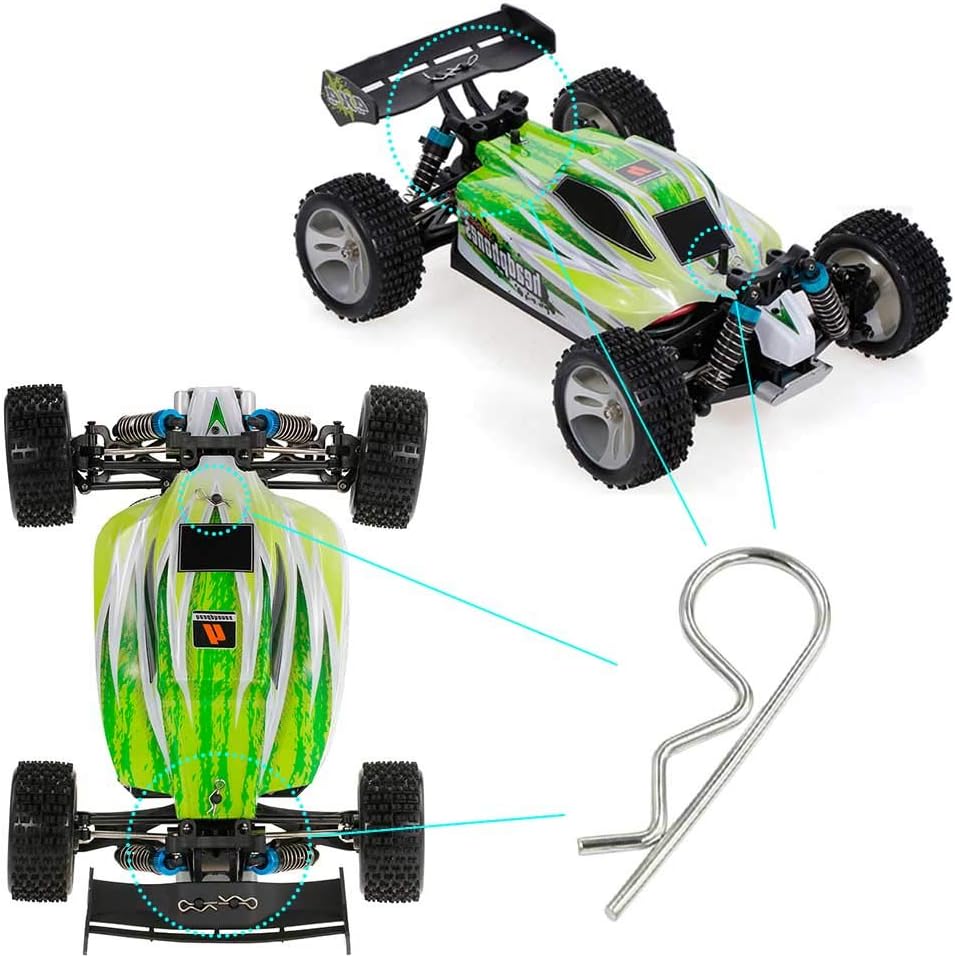 Clip Tipo R para Coches RC 150pzs