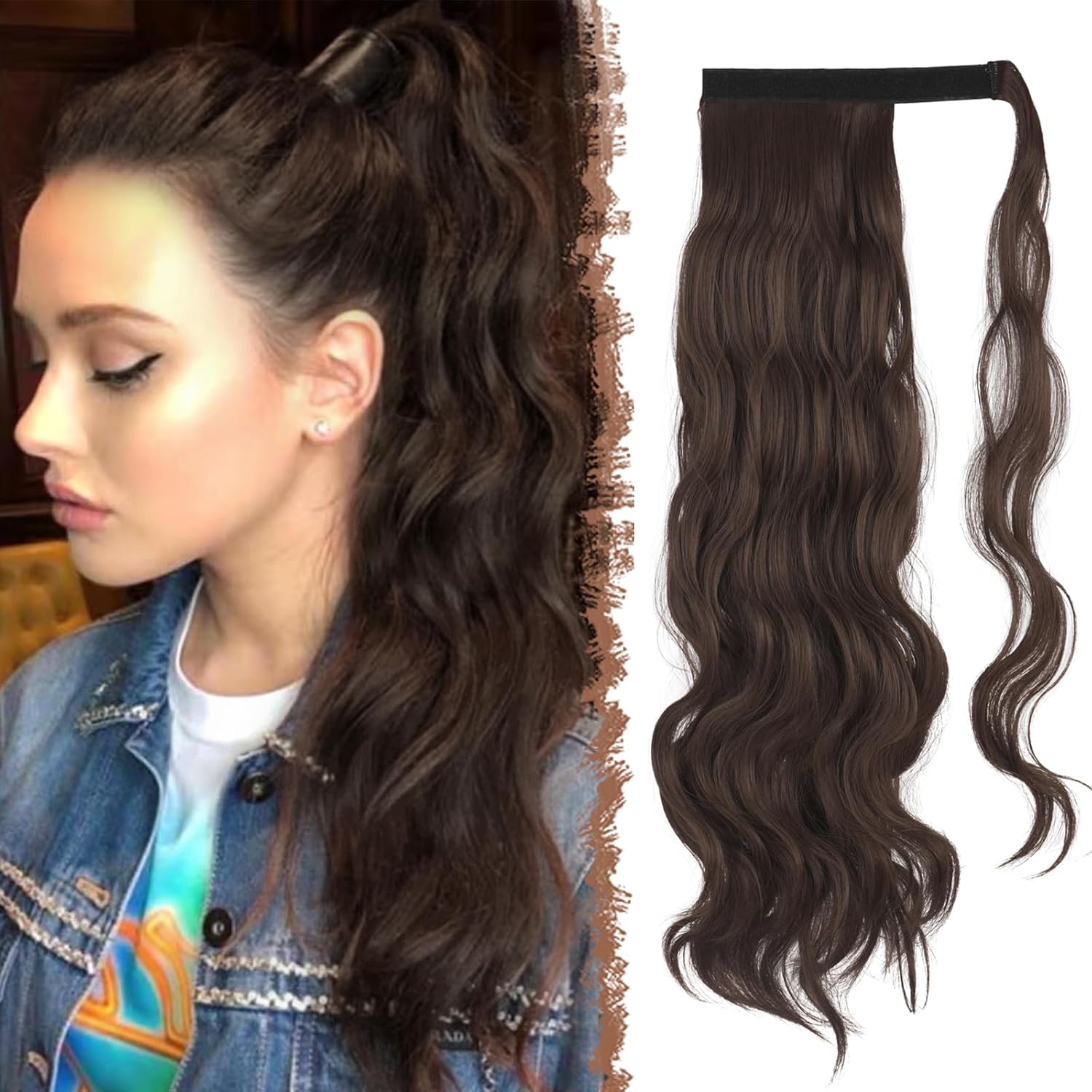 Extensión Rizada Cola de Caballo