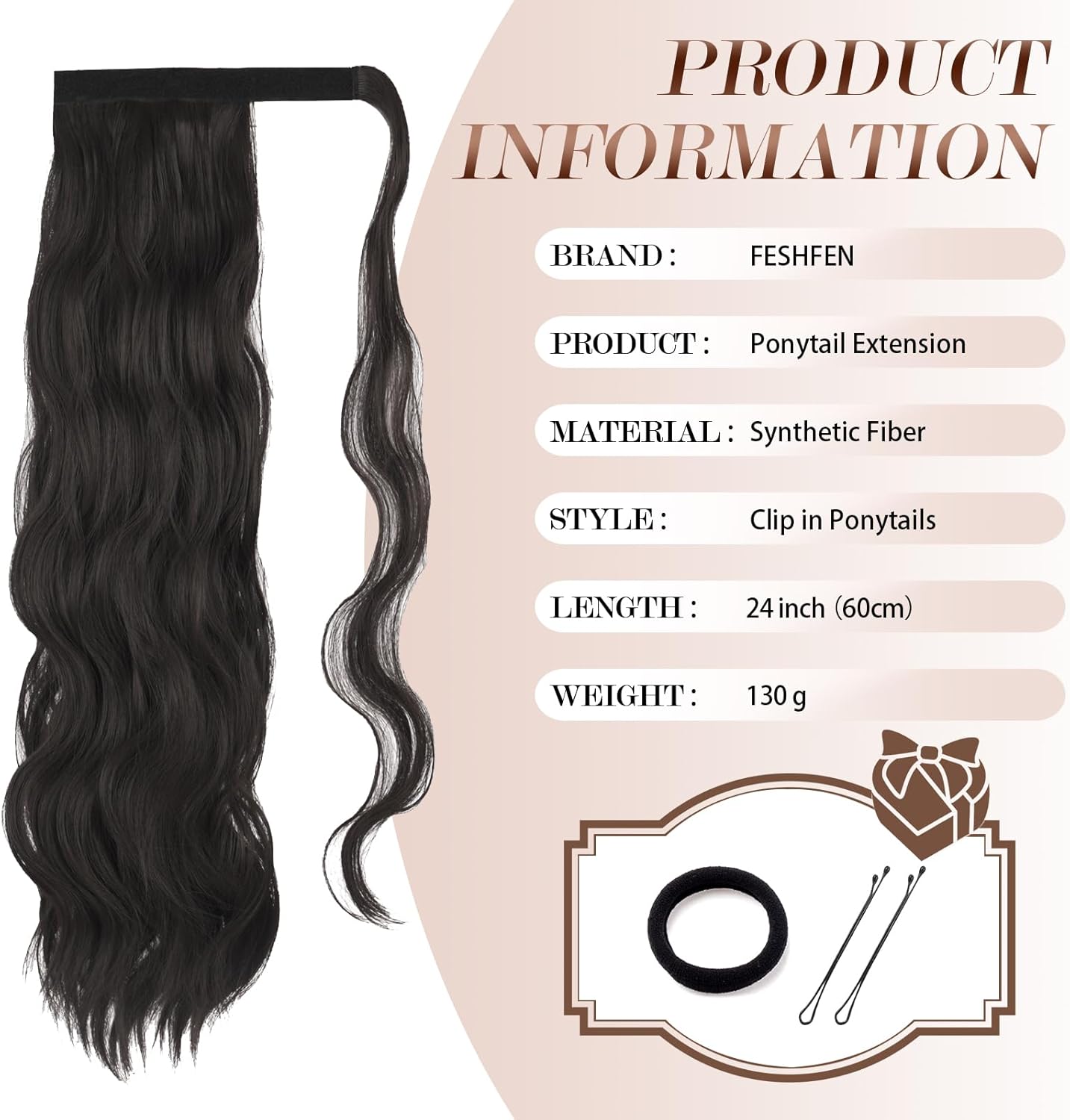 Extensión Rizada Cola de Caballo