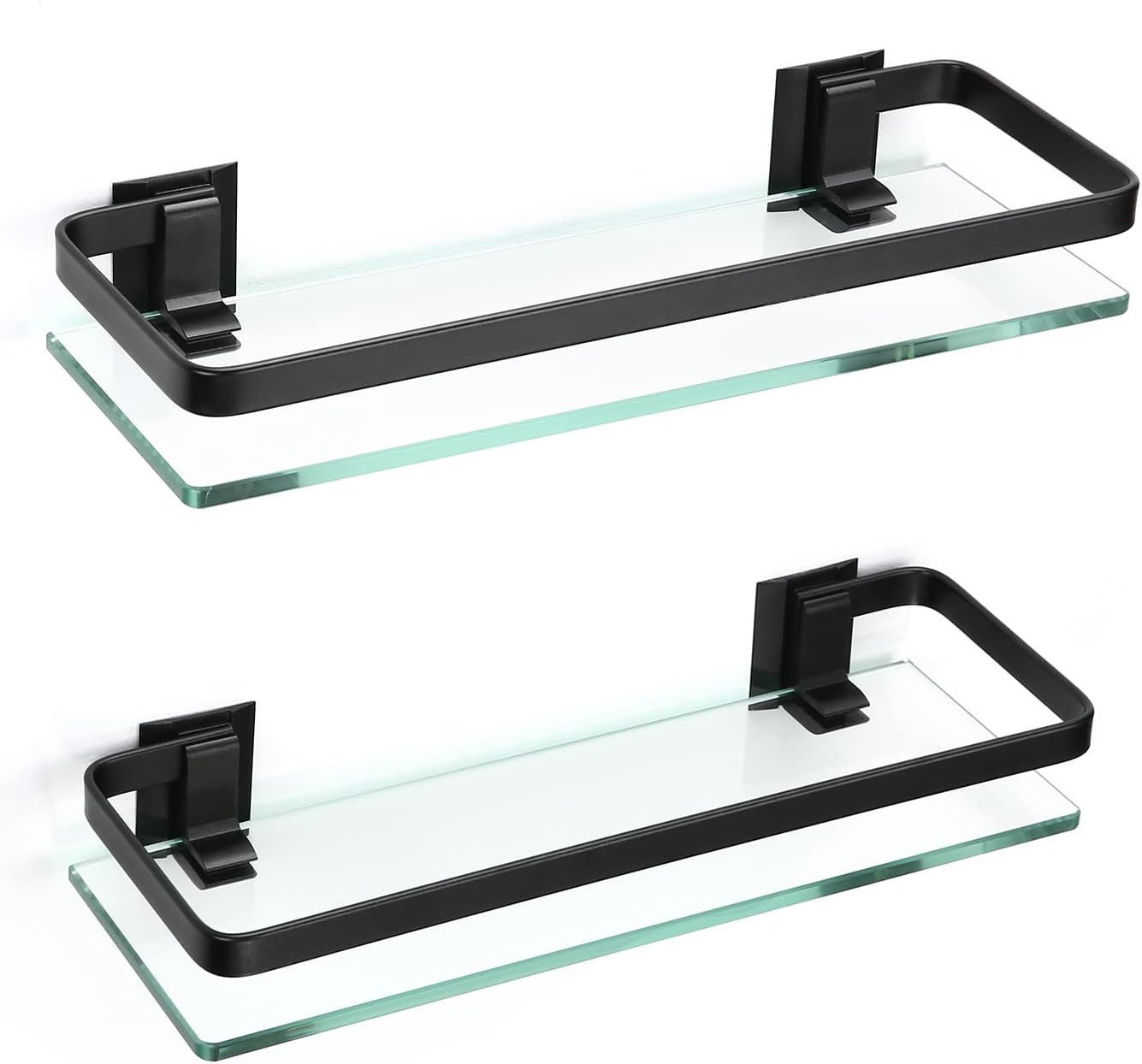 Estantería de Baño Aluminio 2Pzs