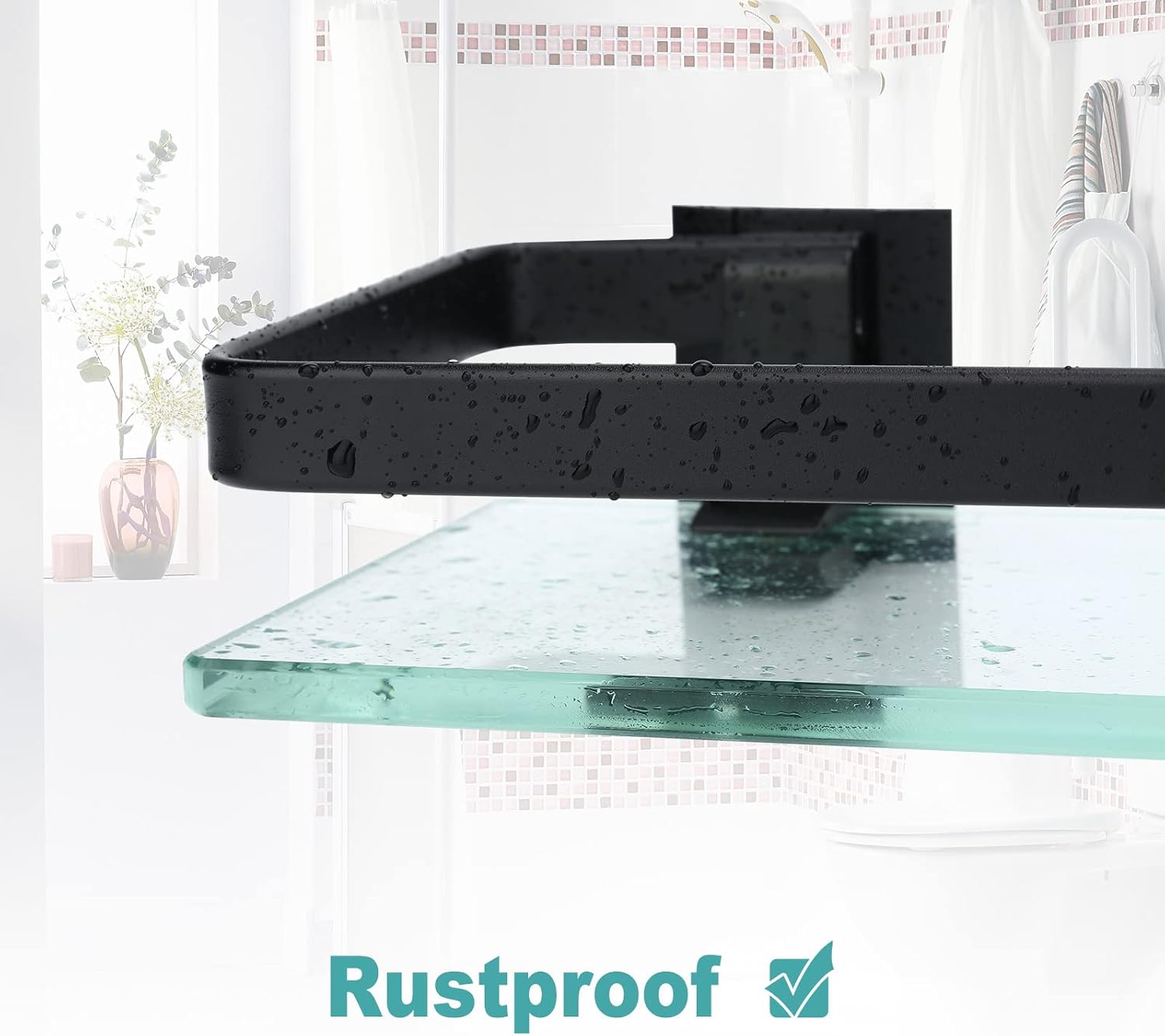 Estantería de Baño Aluminio 2Pzs