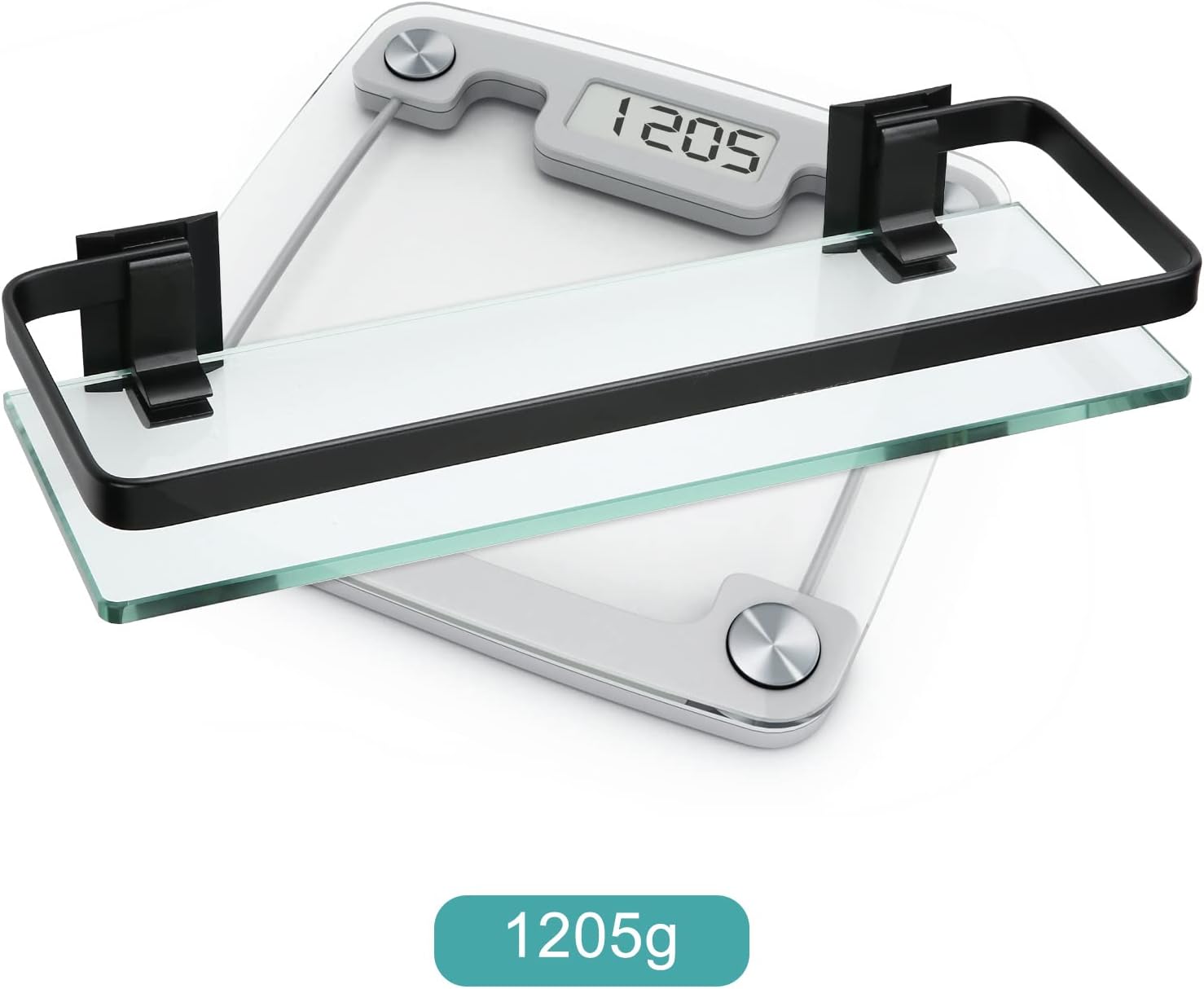 Estantería de Baño Aluminio 2Pzs