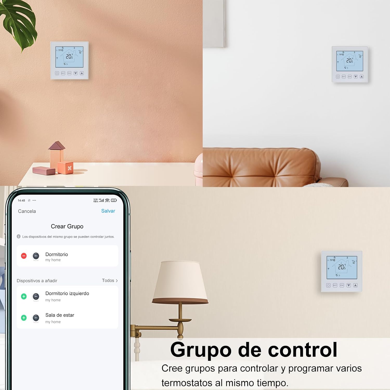 Termostato WiFi KETOTEK 3A
