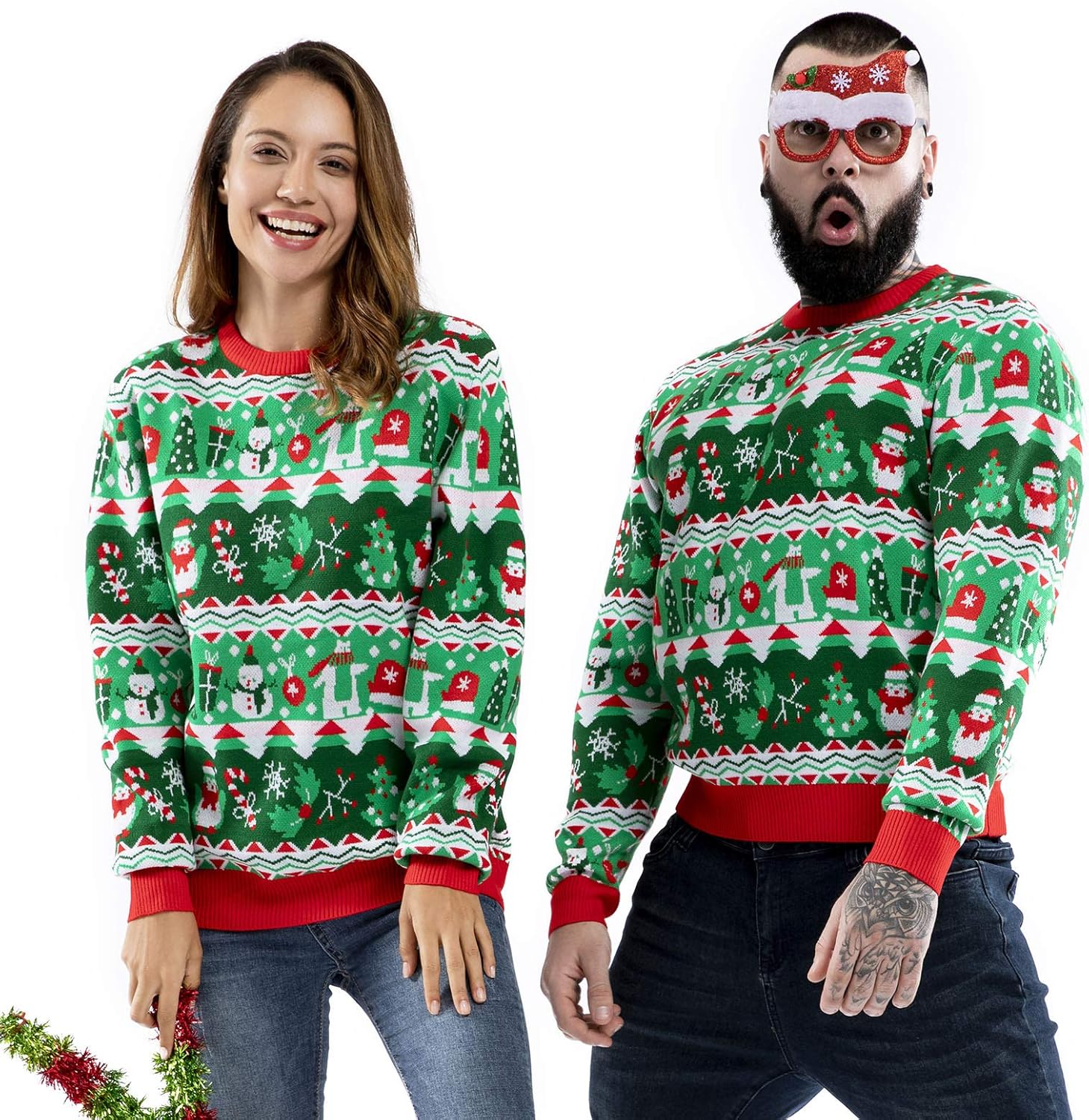 Jersey Navideño Feo para Hombre