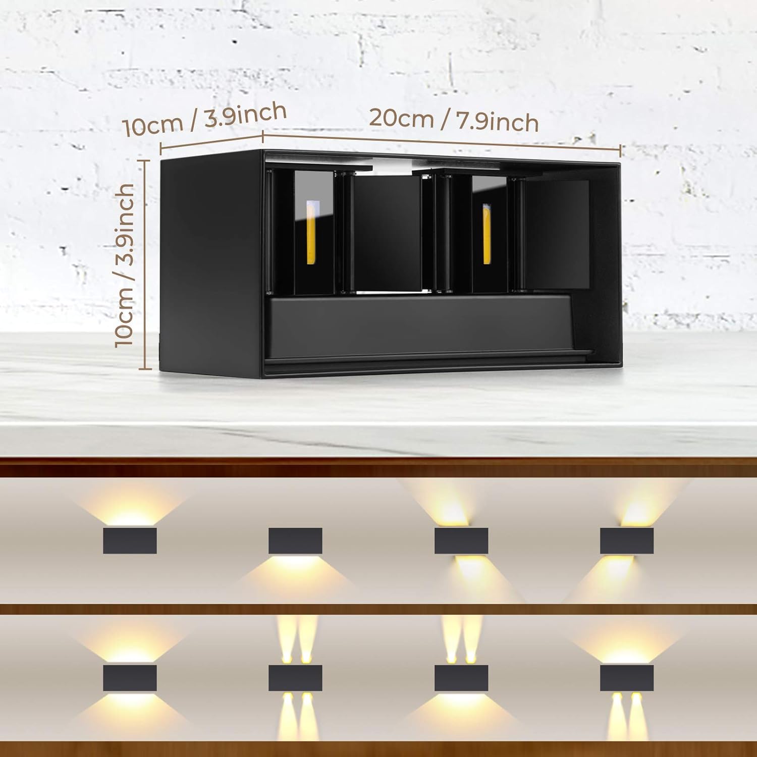 Aplique de Pared LED 24W IP65