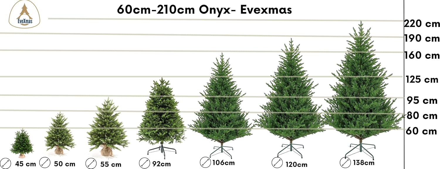 Árbol Navidad pequeño Onyx 60cm