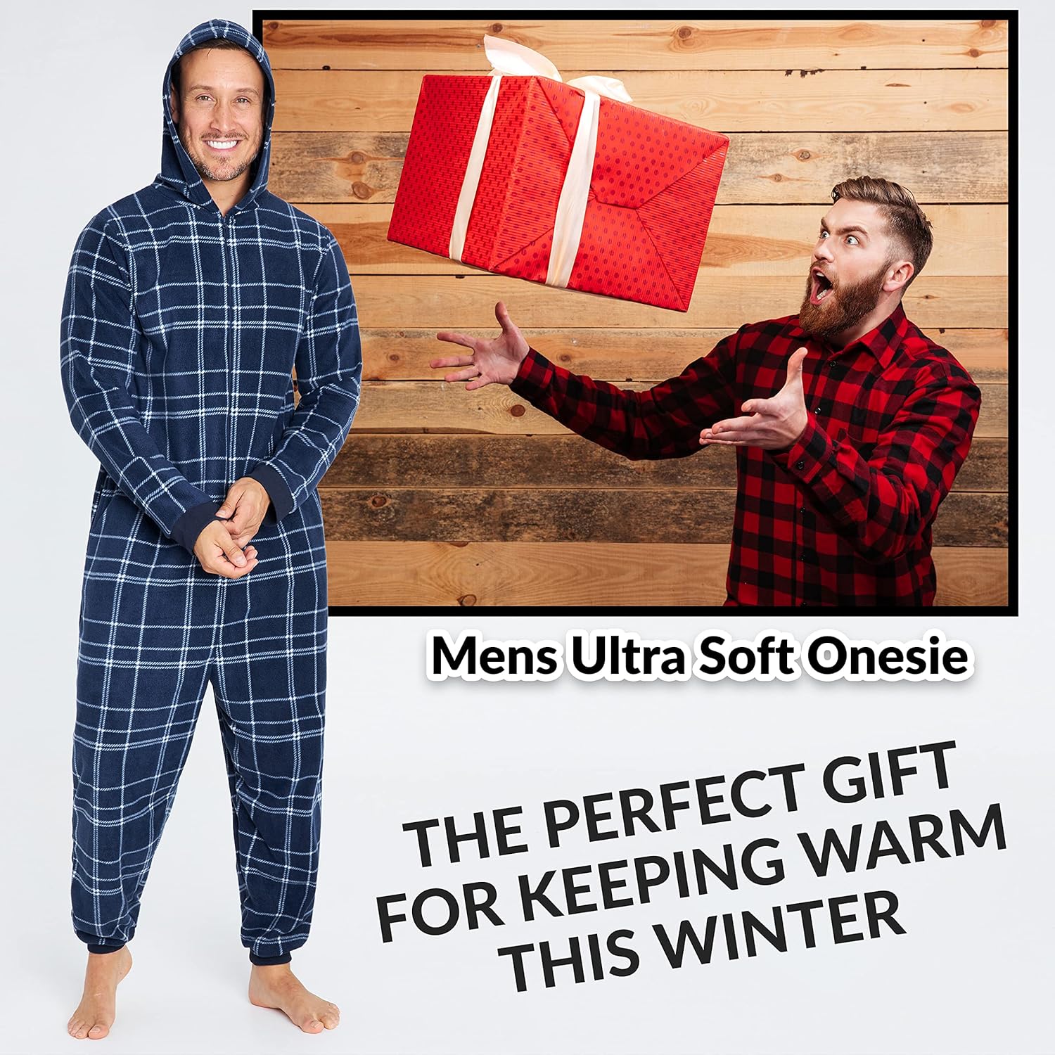 Pijama Mono Polar Hombre 1 Pieza