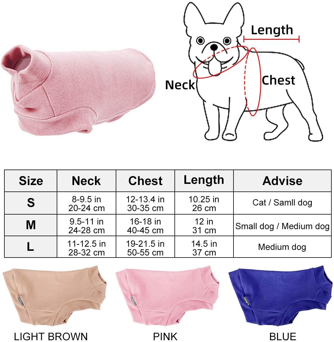 Suéter Rosa para Perro Pequeño