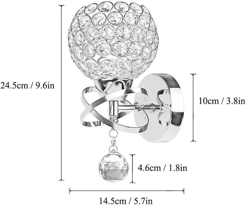 Luz de pared moderna cristal