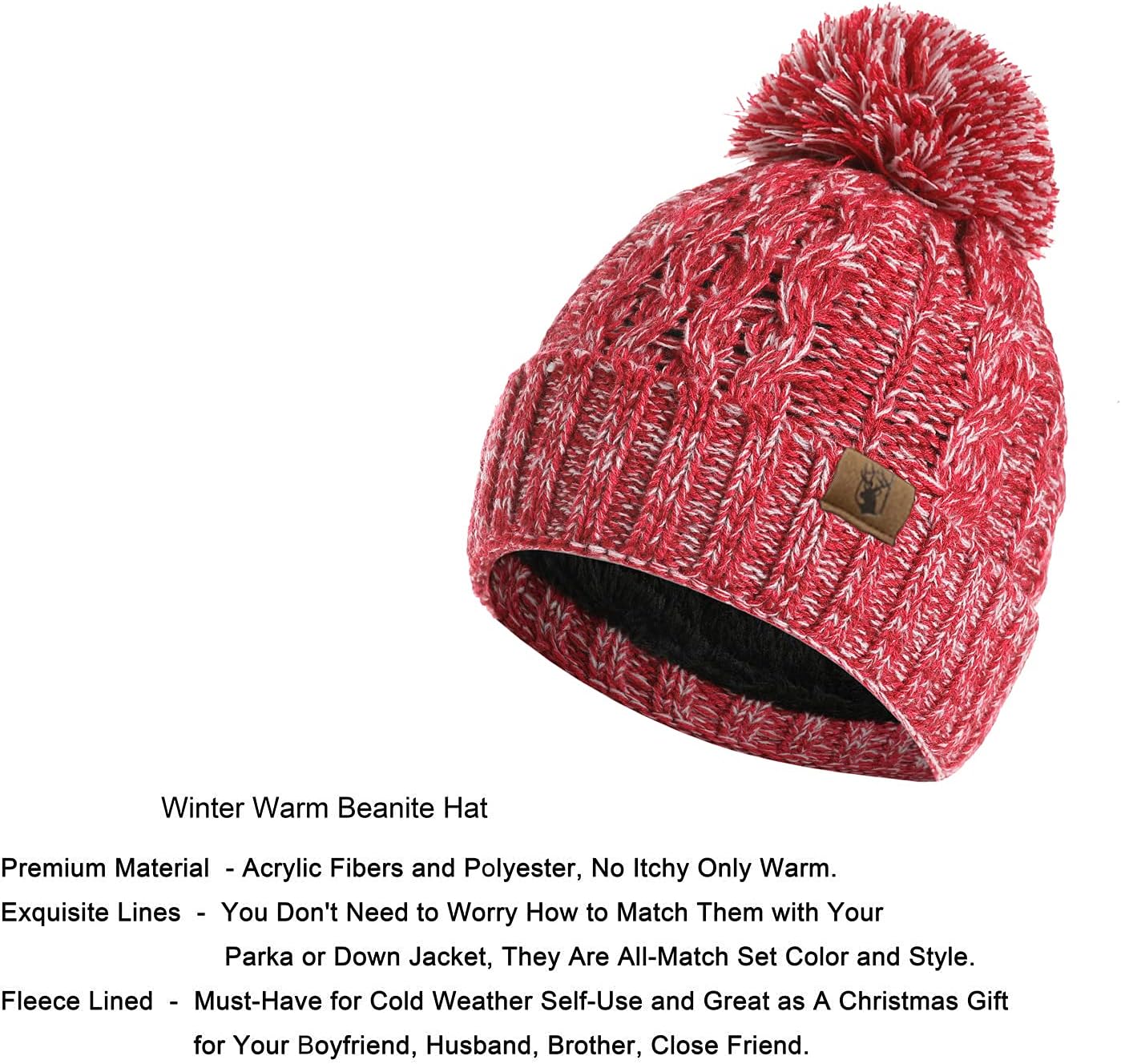 Set de invierno Beanie y guantes