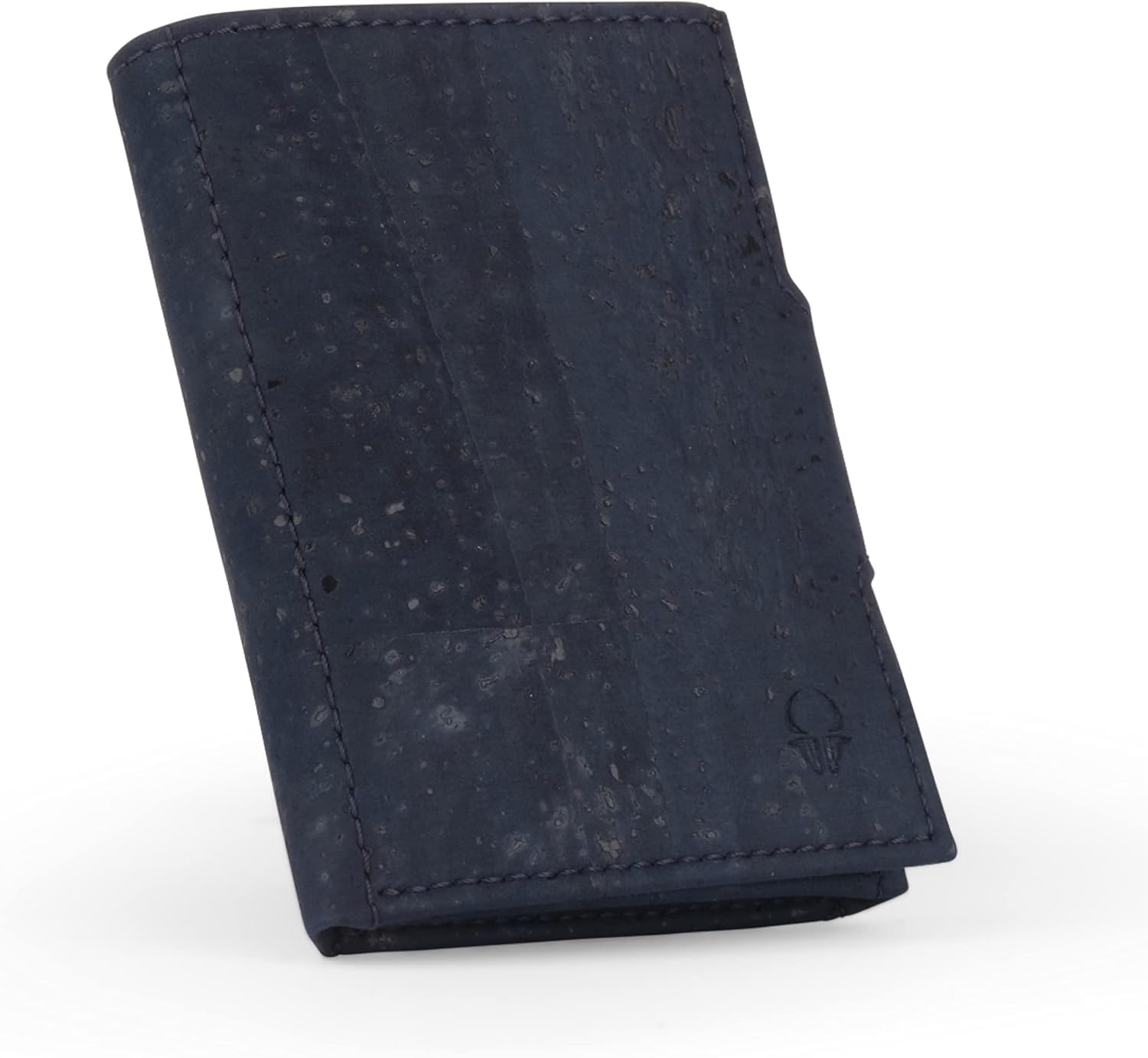 Cartera de corcho vegana azul