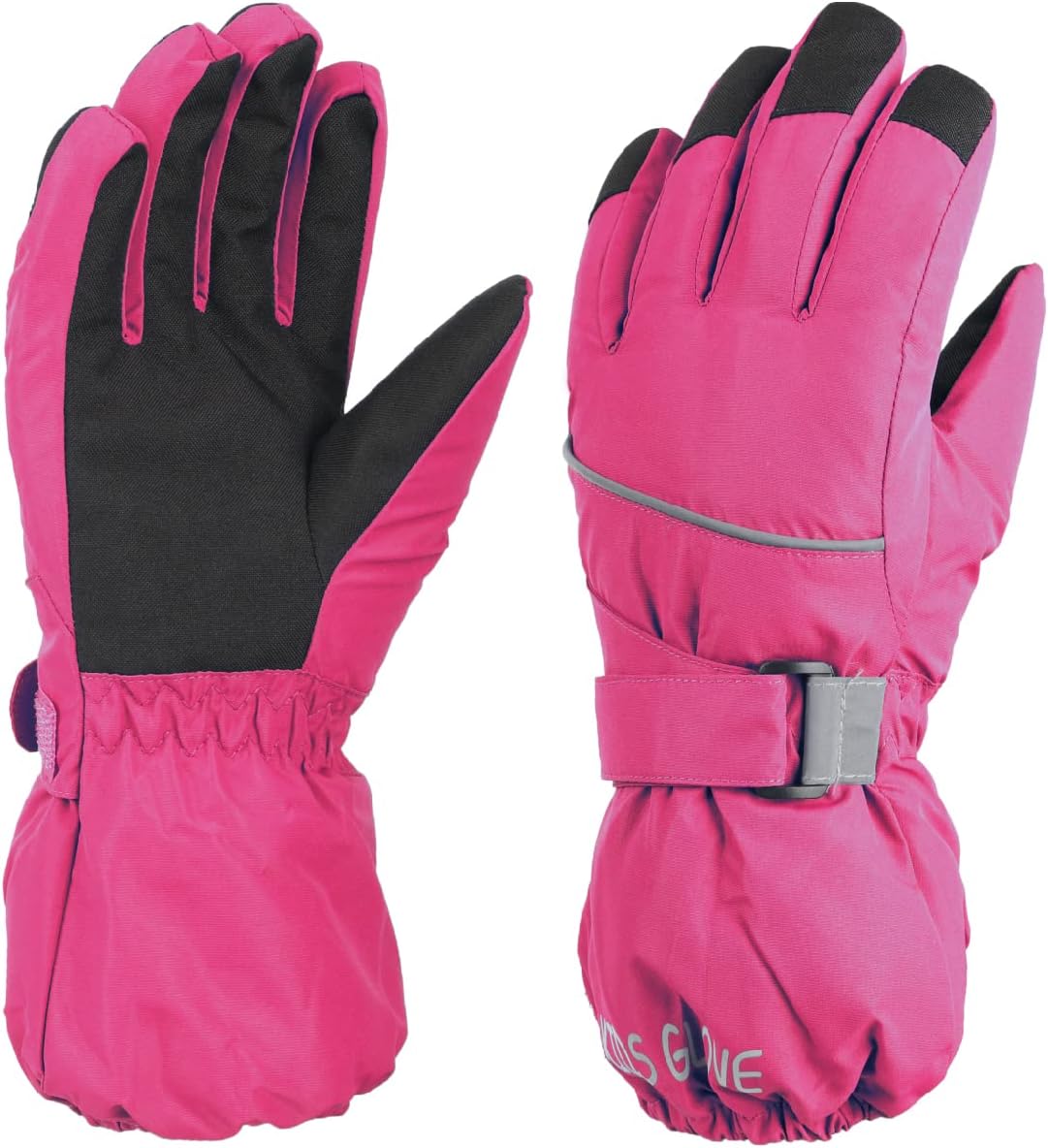 Guantes Esquí Niña Rosa