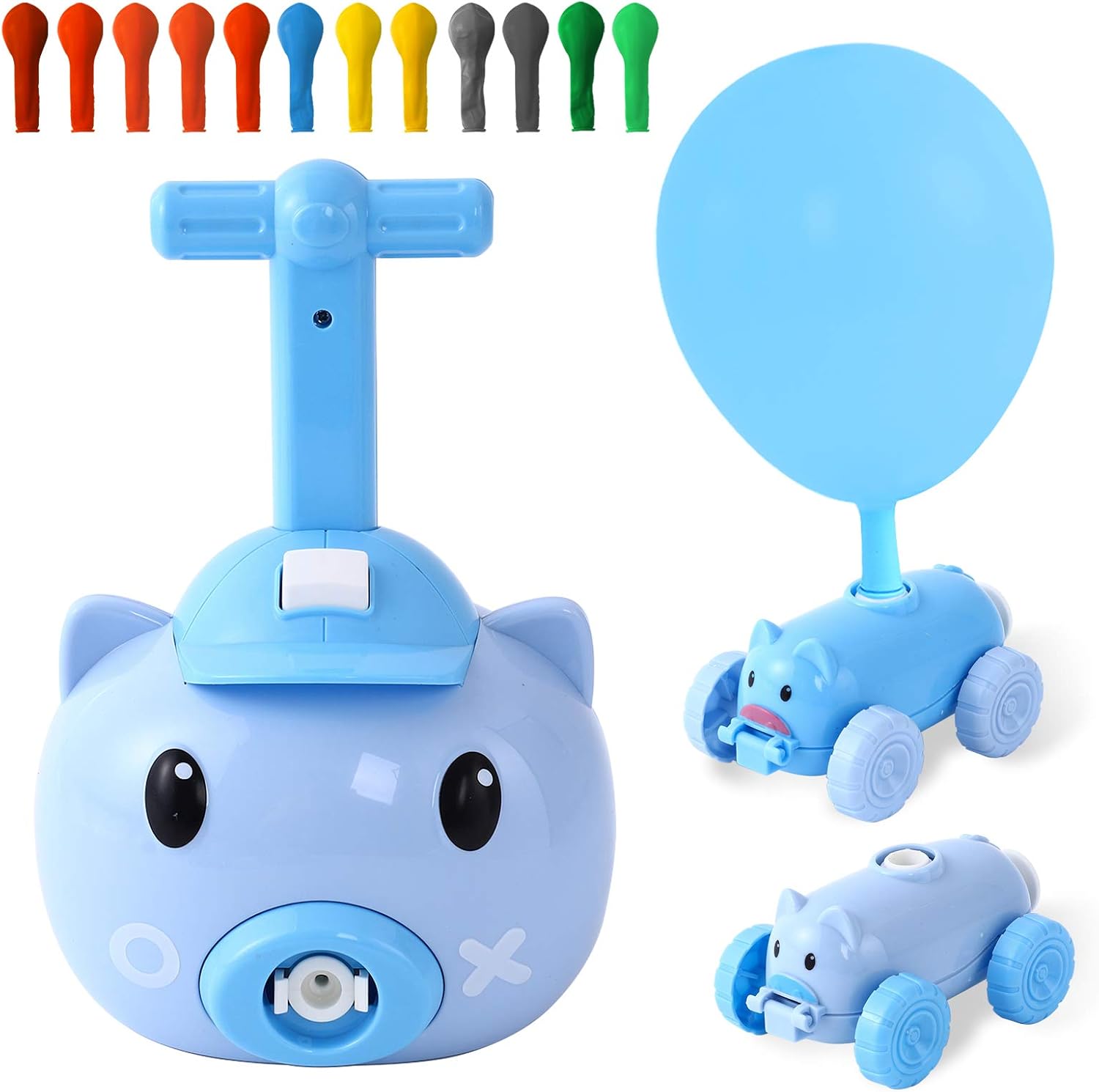 Coche Lanzador de Globos Azul