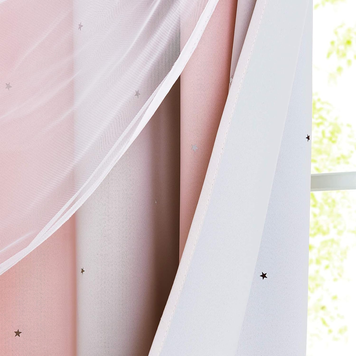 Cortinas Opacas Estrellas 132x240