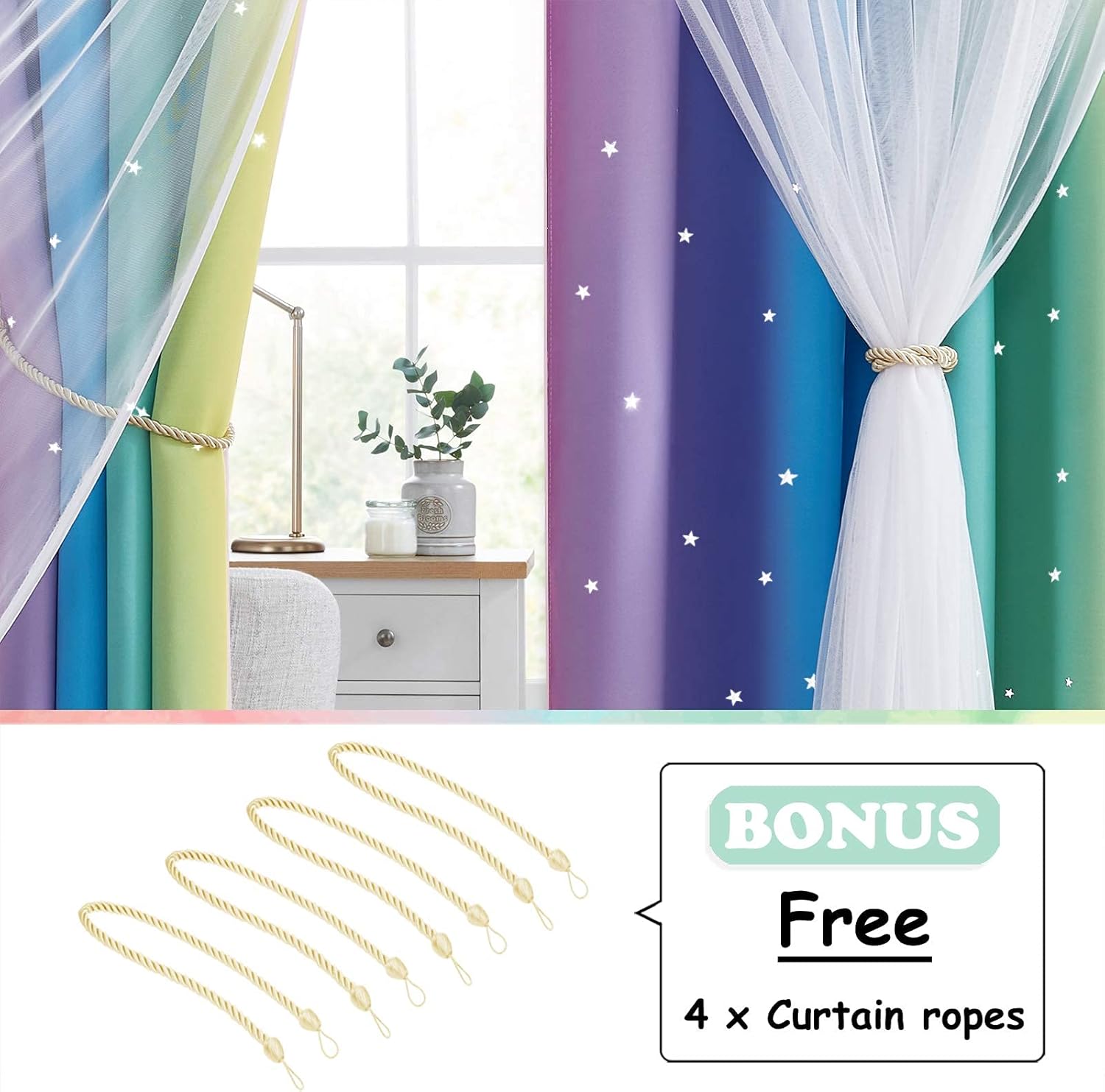 Cortinas Infantiles Estrellas