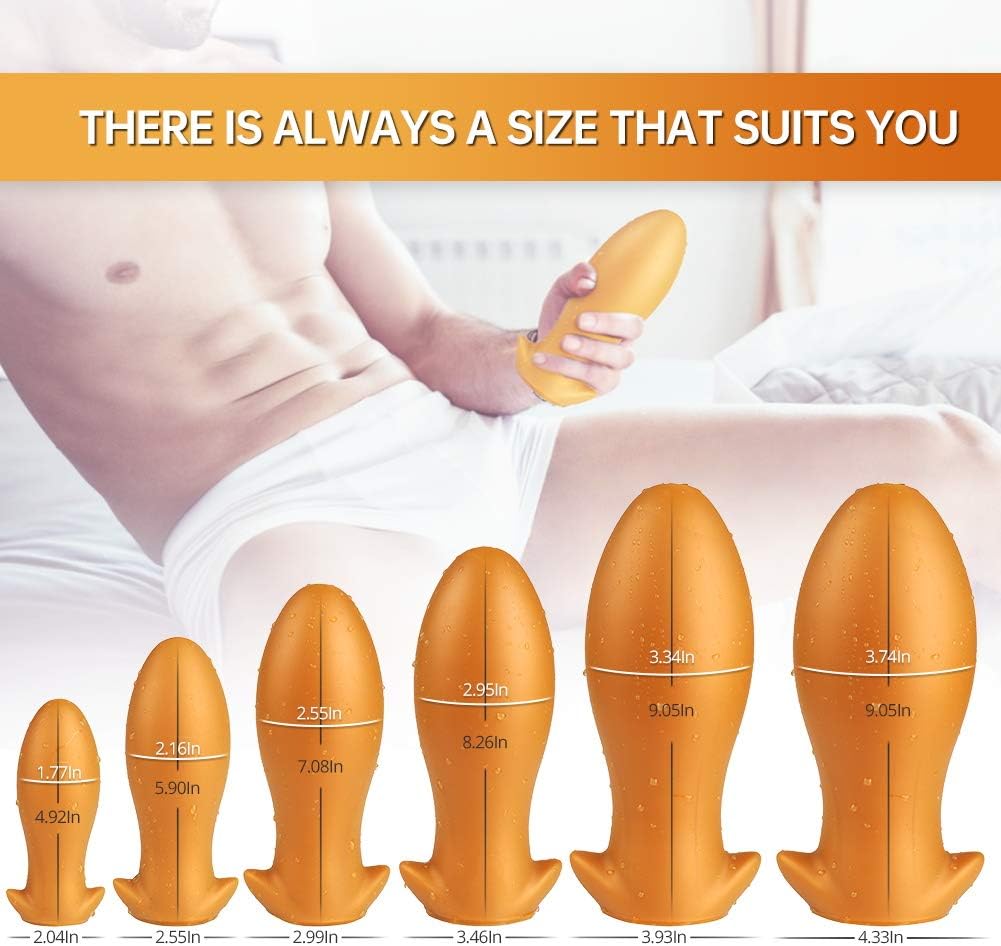Dildo Ovalado Súper Suave XXXL