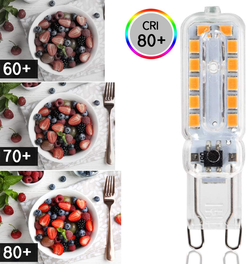 Bombilla LED G9 5W 40W 10pzs