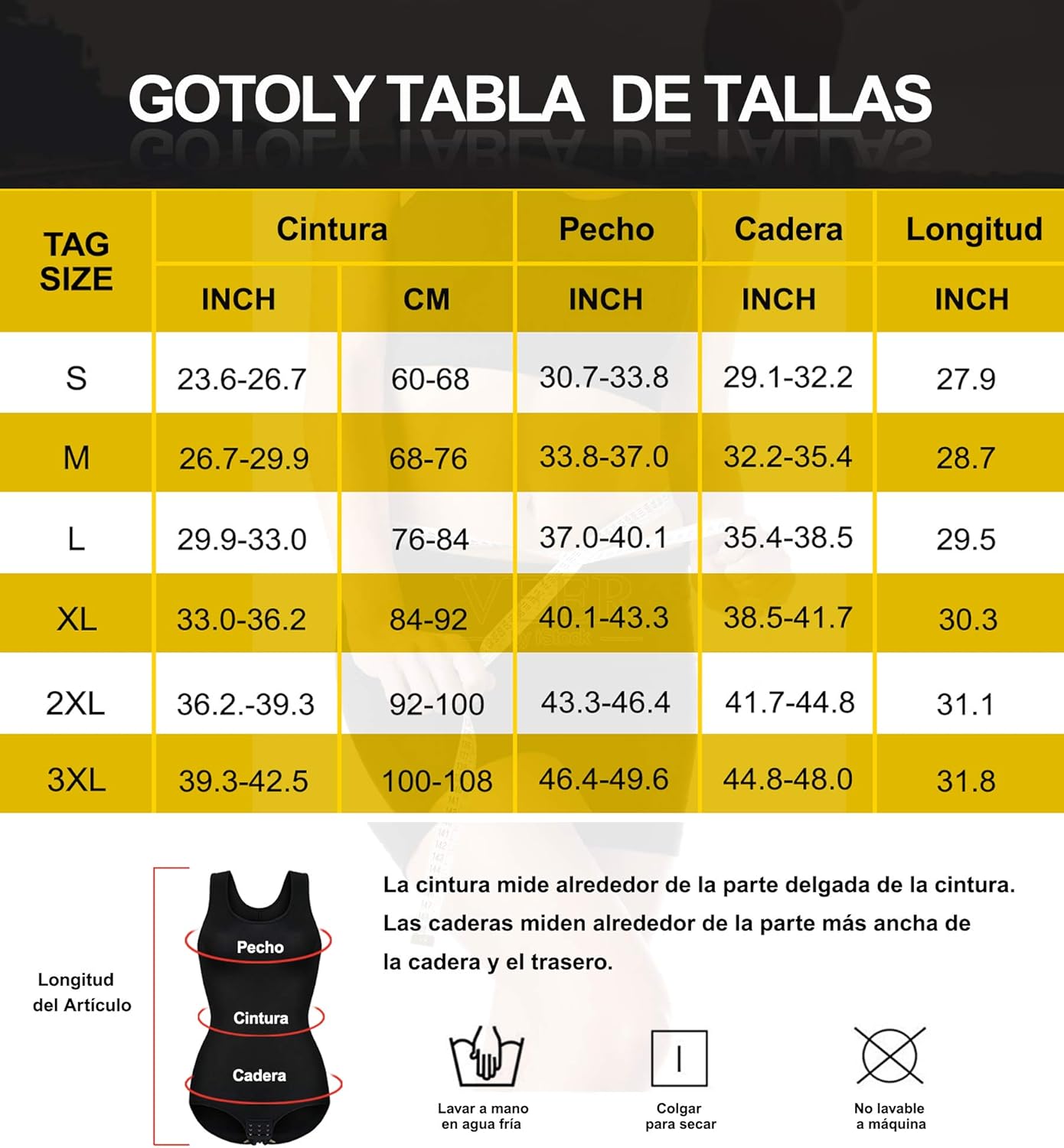 Corset moldeador Gotoly mujer