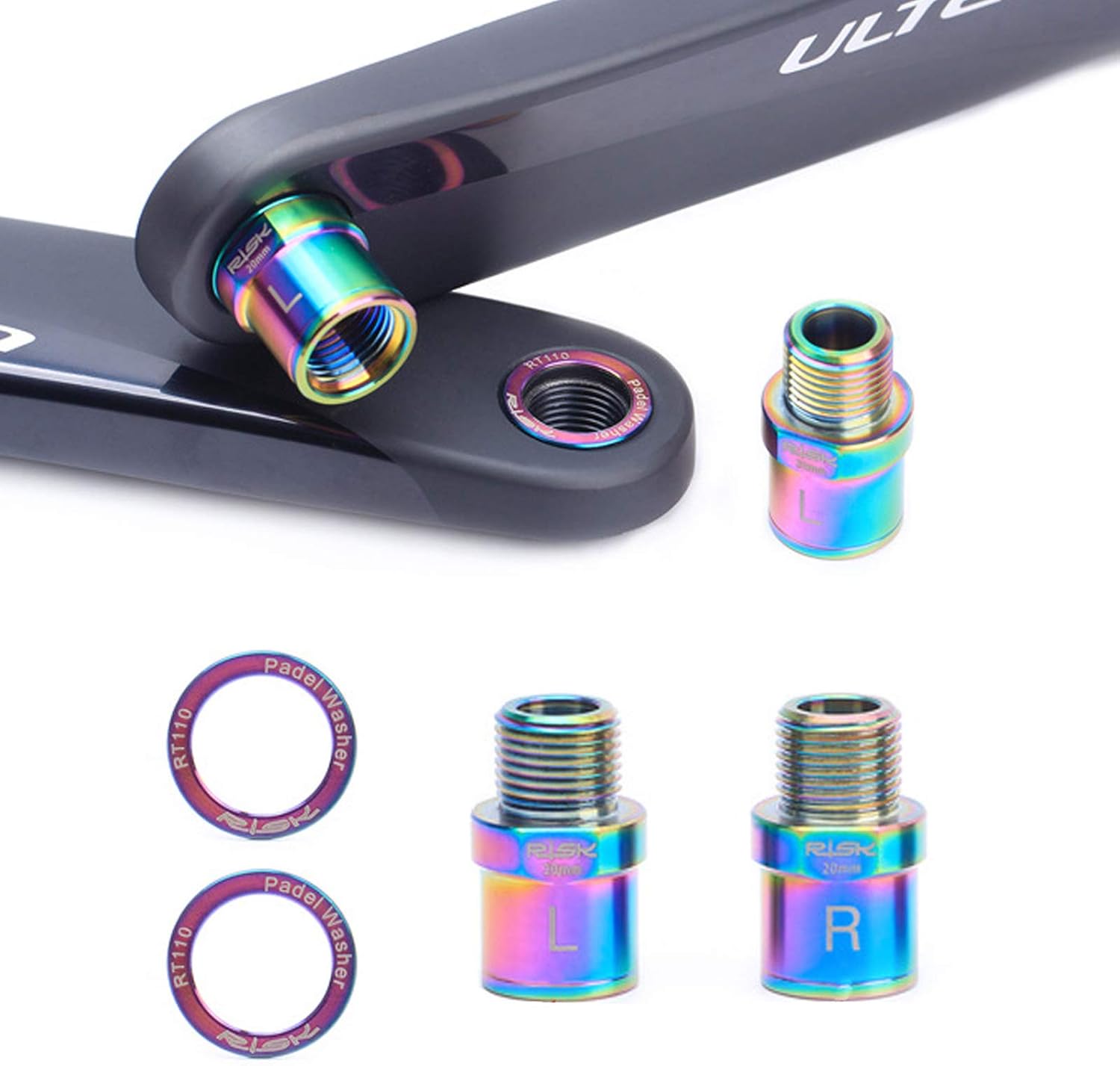 Adaptador espaciador pedal 9/16