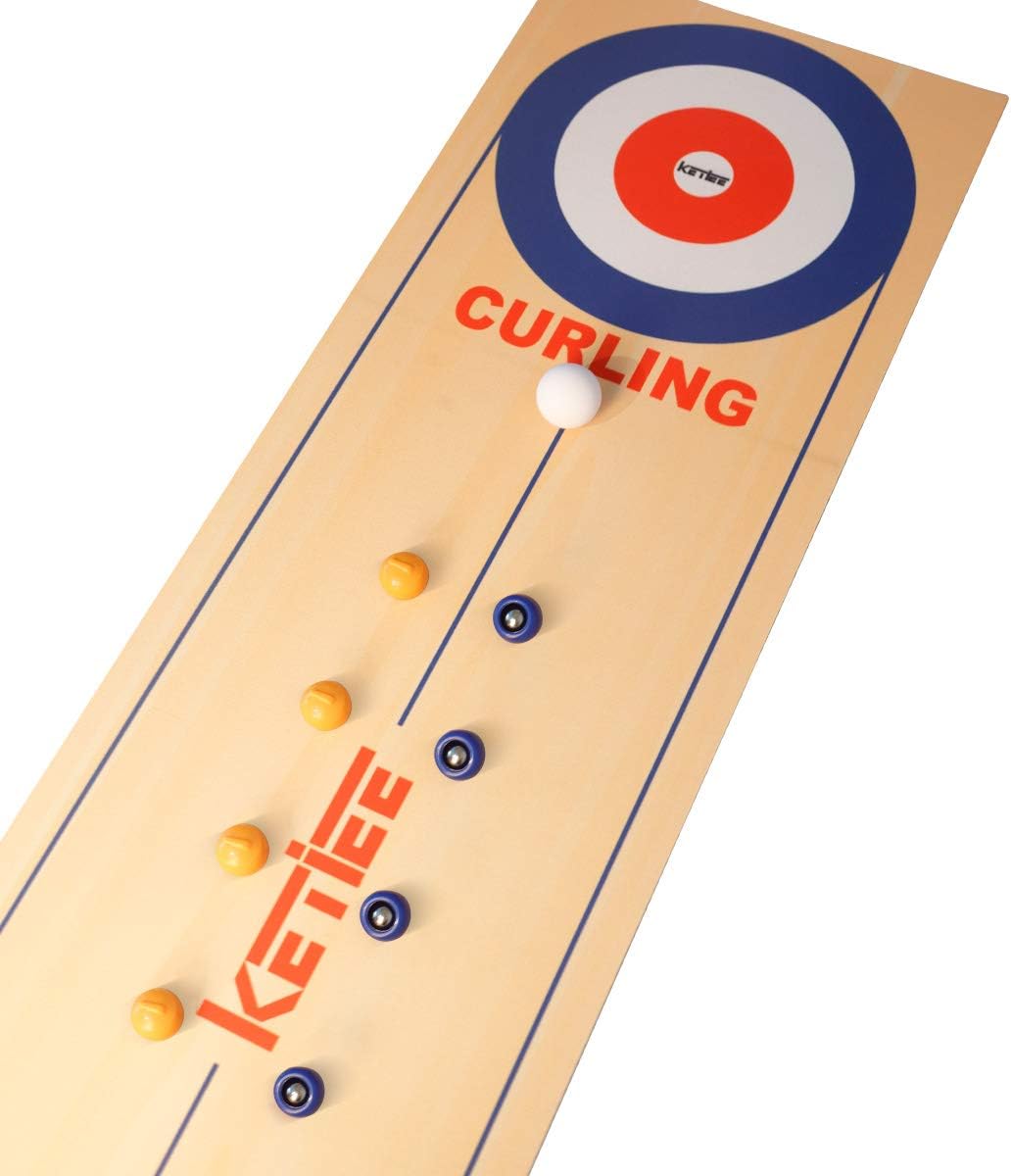 Juego 3 en 1 de Curling y Más