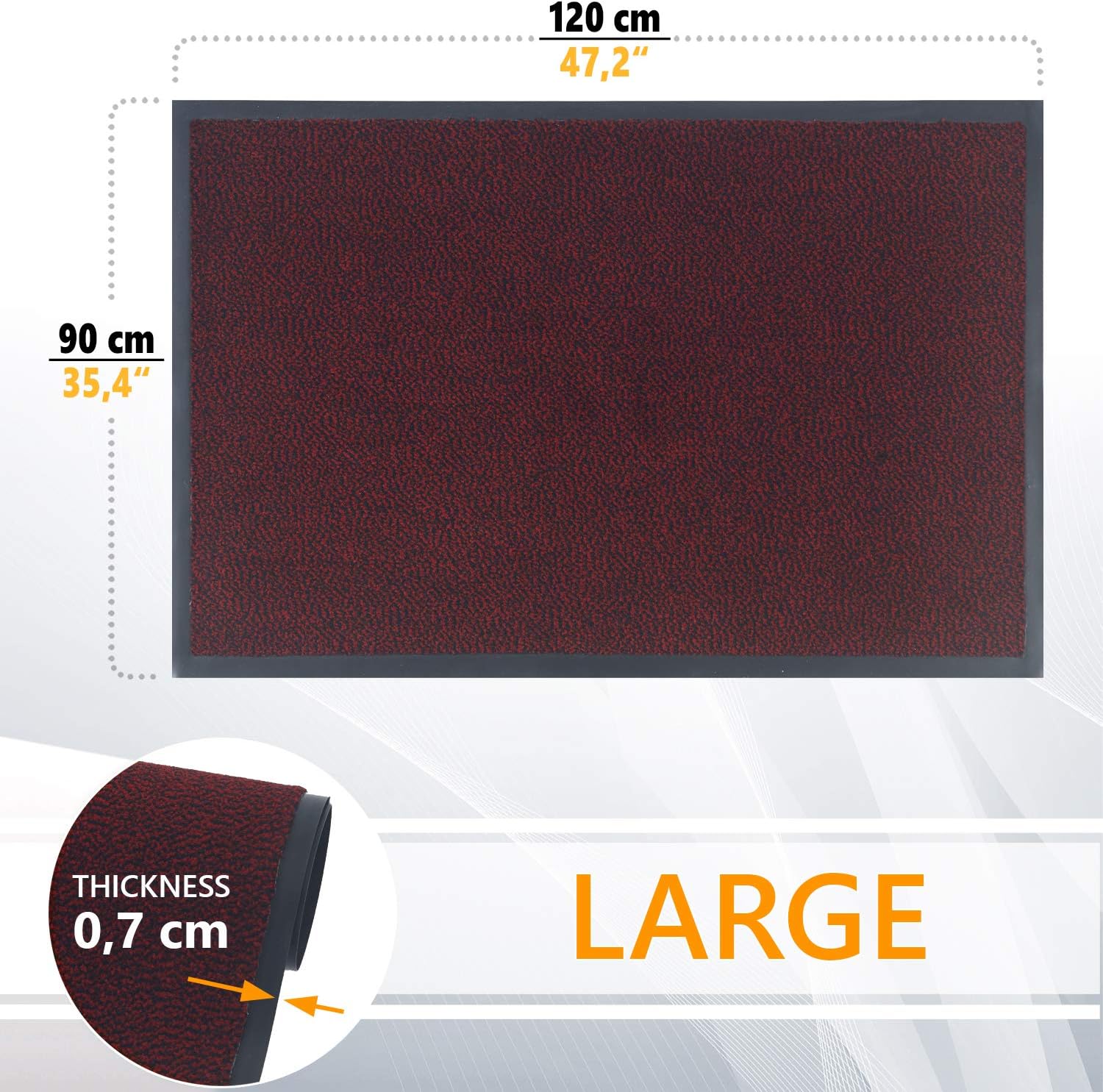 Alfombra exterior GadHome 90x120