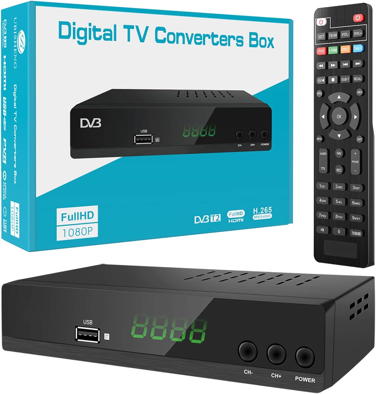 Decodificador DVB-T2 Full HD