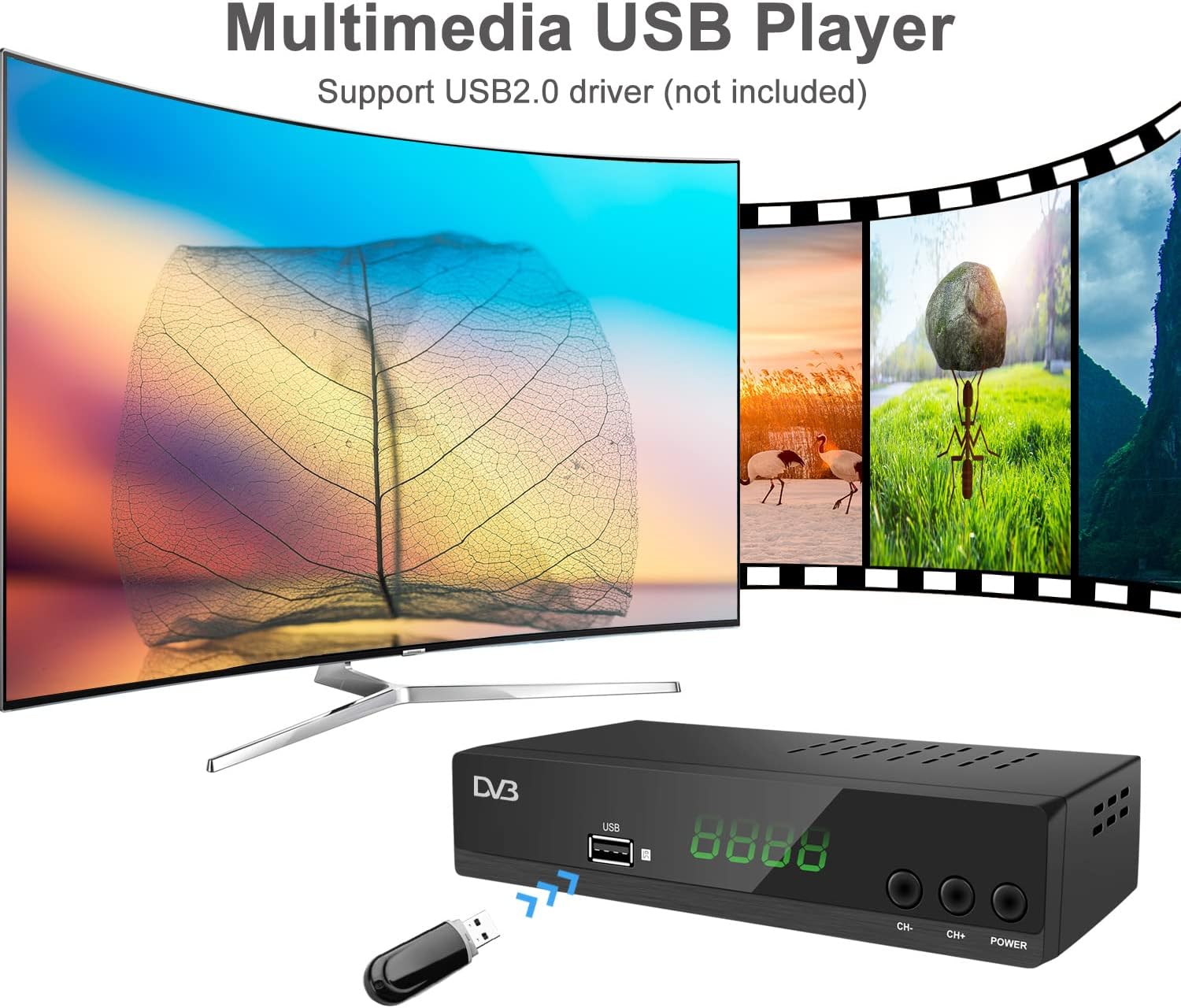 Decodificador DVB-T2 Full HD