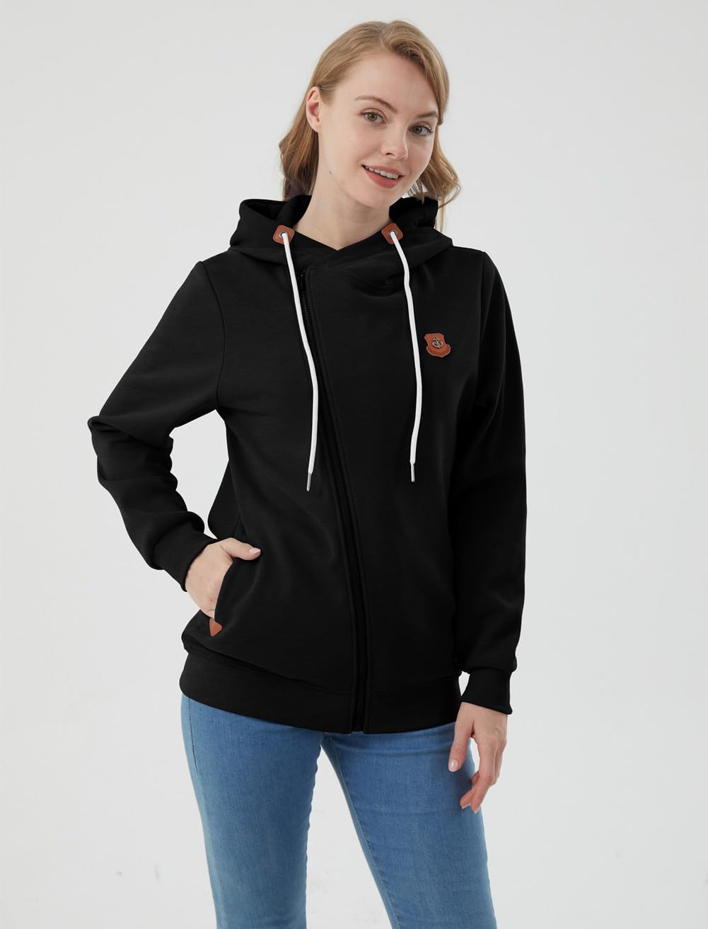 Chaqueta con capucha mujer