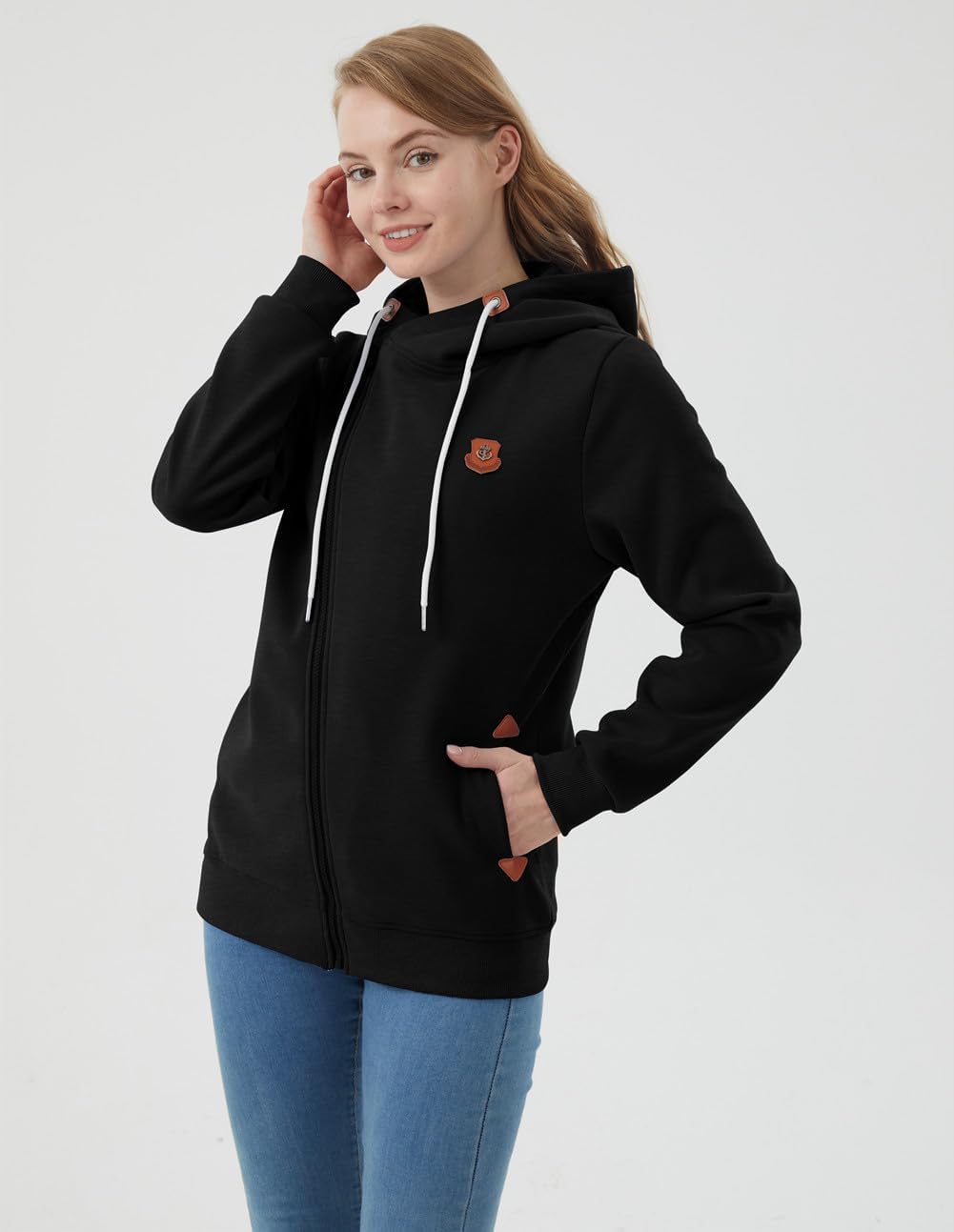 Chaqueta con capucha mujer