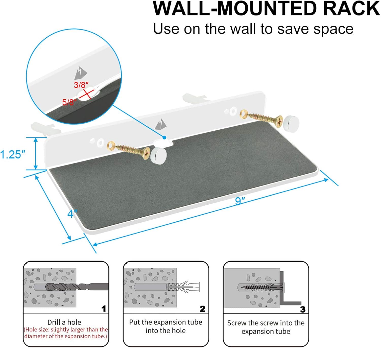 Soporte de pared multitarea OSALADI