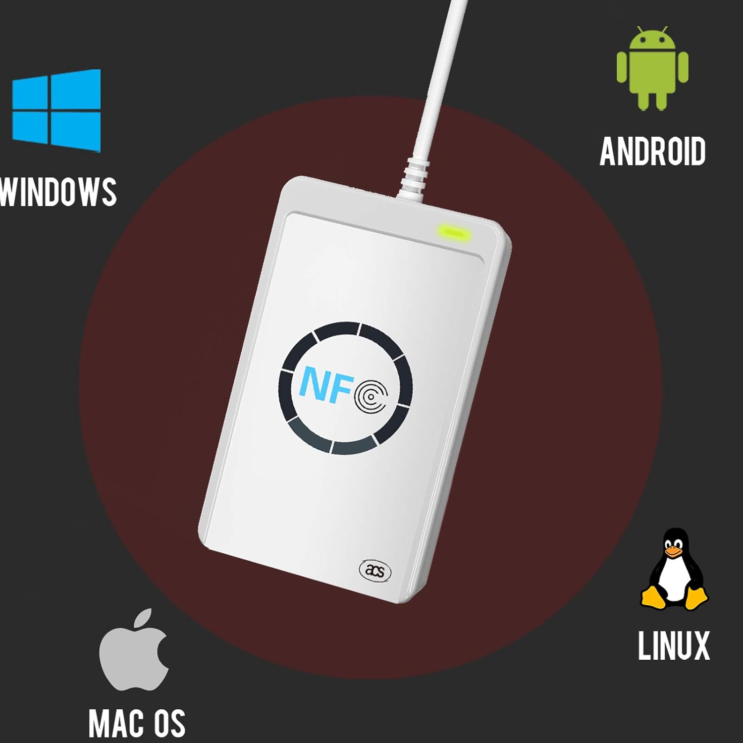 Lector NFC ACR122U USB