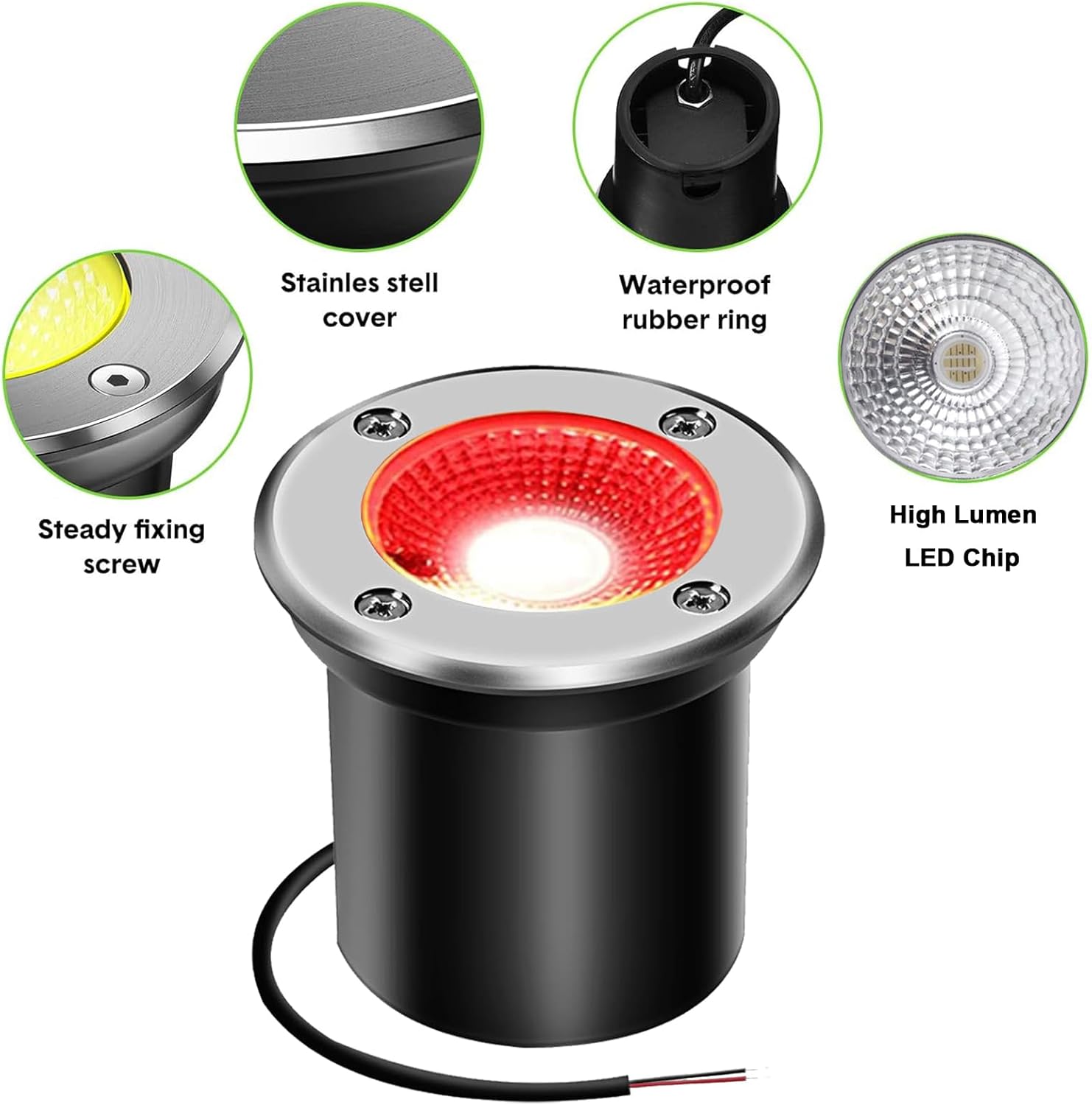 Foco Empotrable RGB 3W IP67