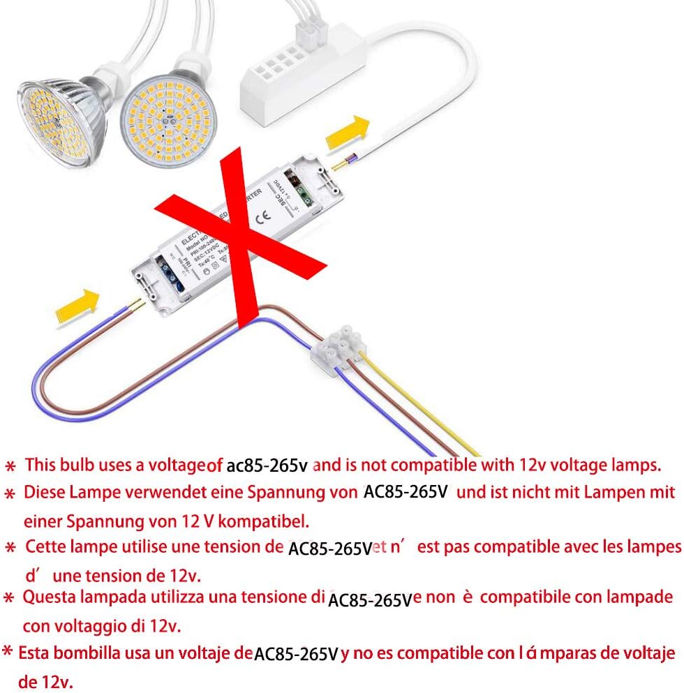 Bombillas LED GU5.3 6W 3000K