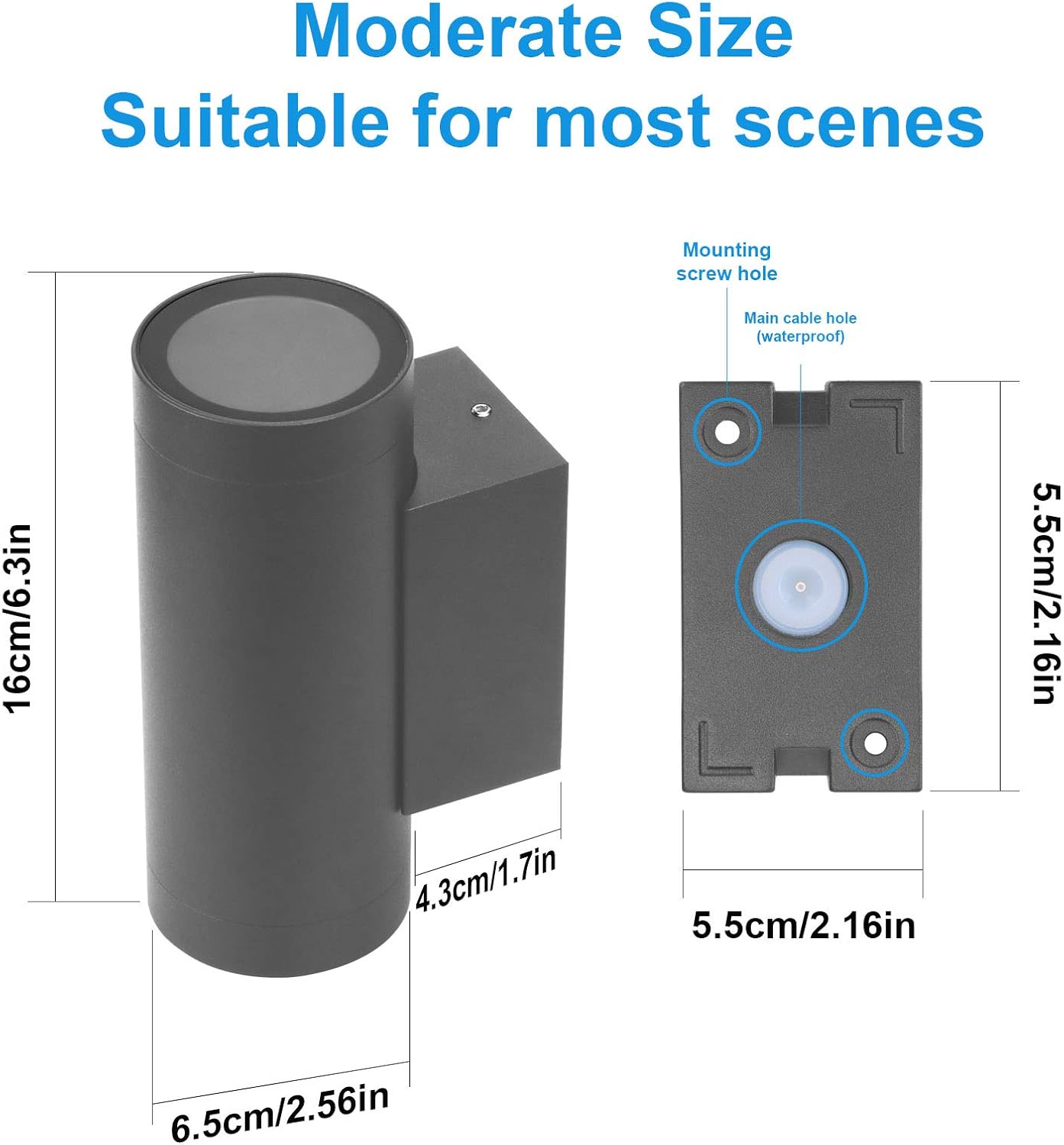 Aplique de Pared Exterior IP65