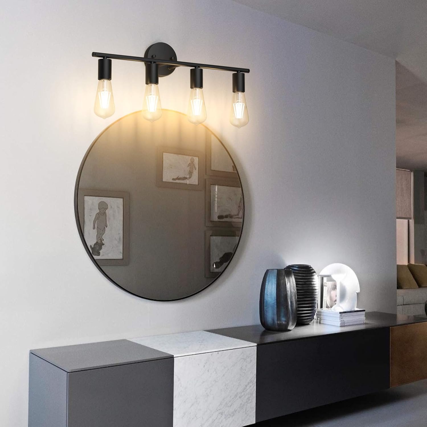 Espejo de baño vintage Klighten