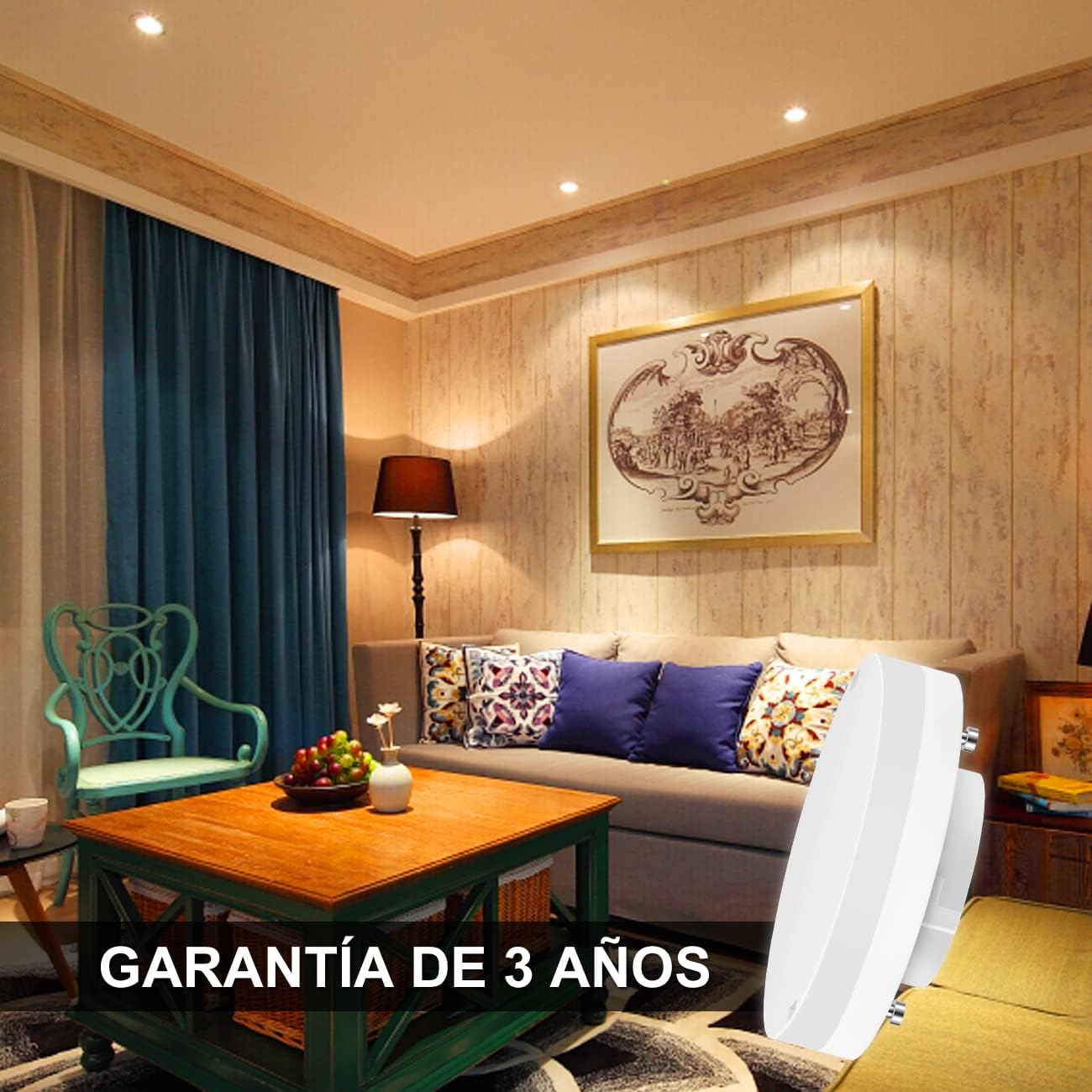 Bombillas LED GX53 6.5W 3000K