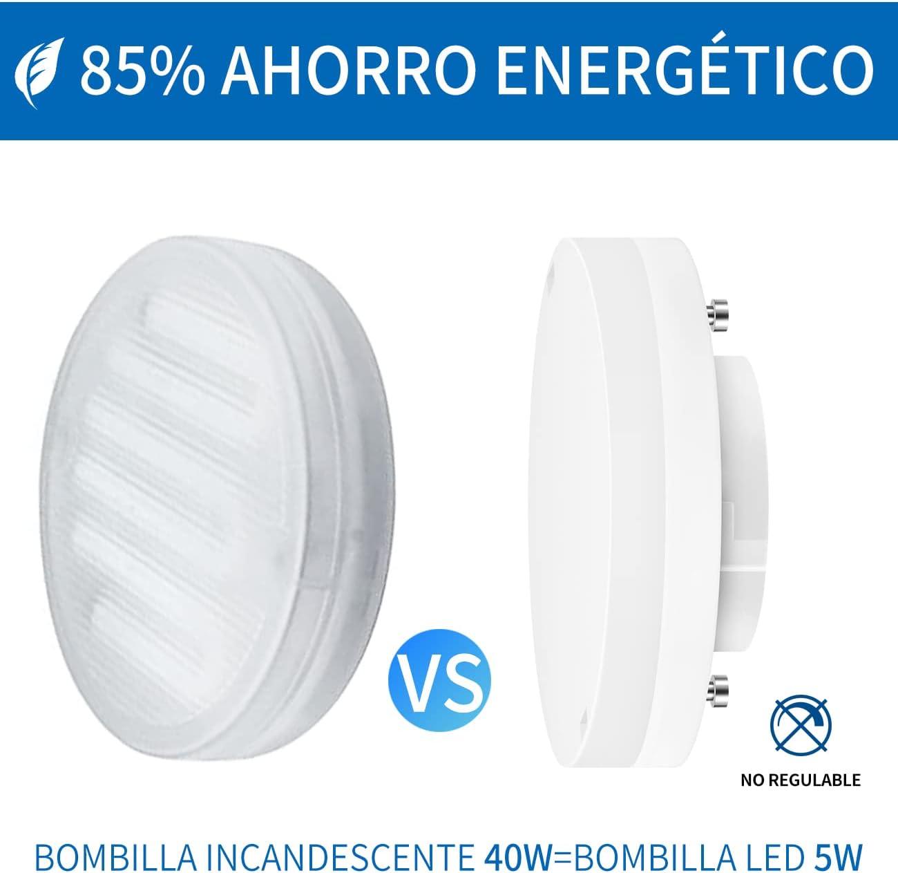 Bombillas LED GX53 6.5W 3000K