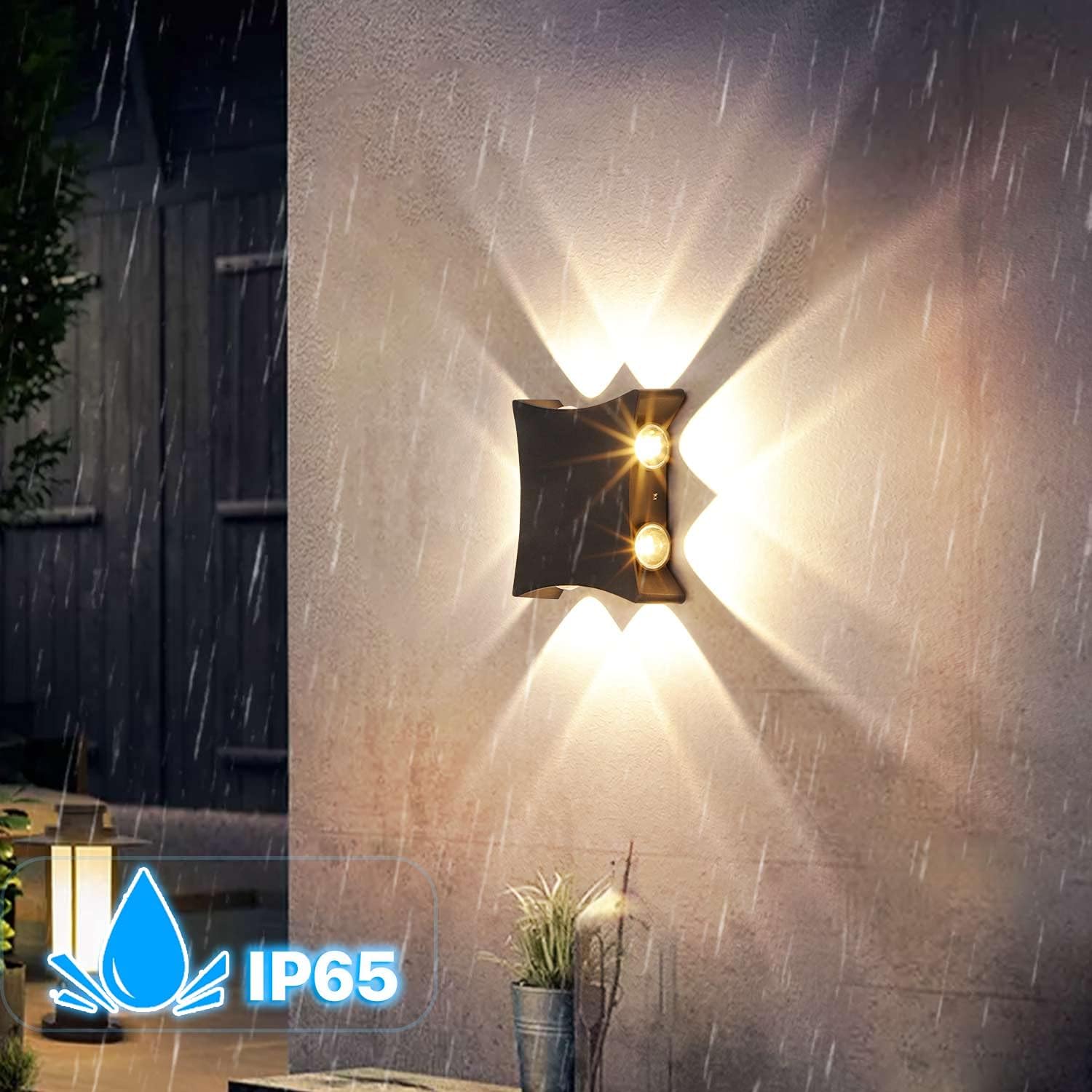 Lámpara de Pared Exterior IP65